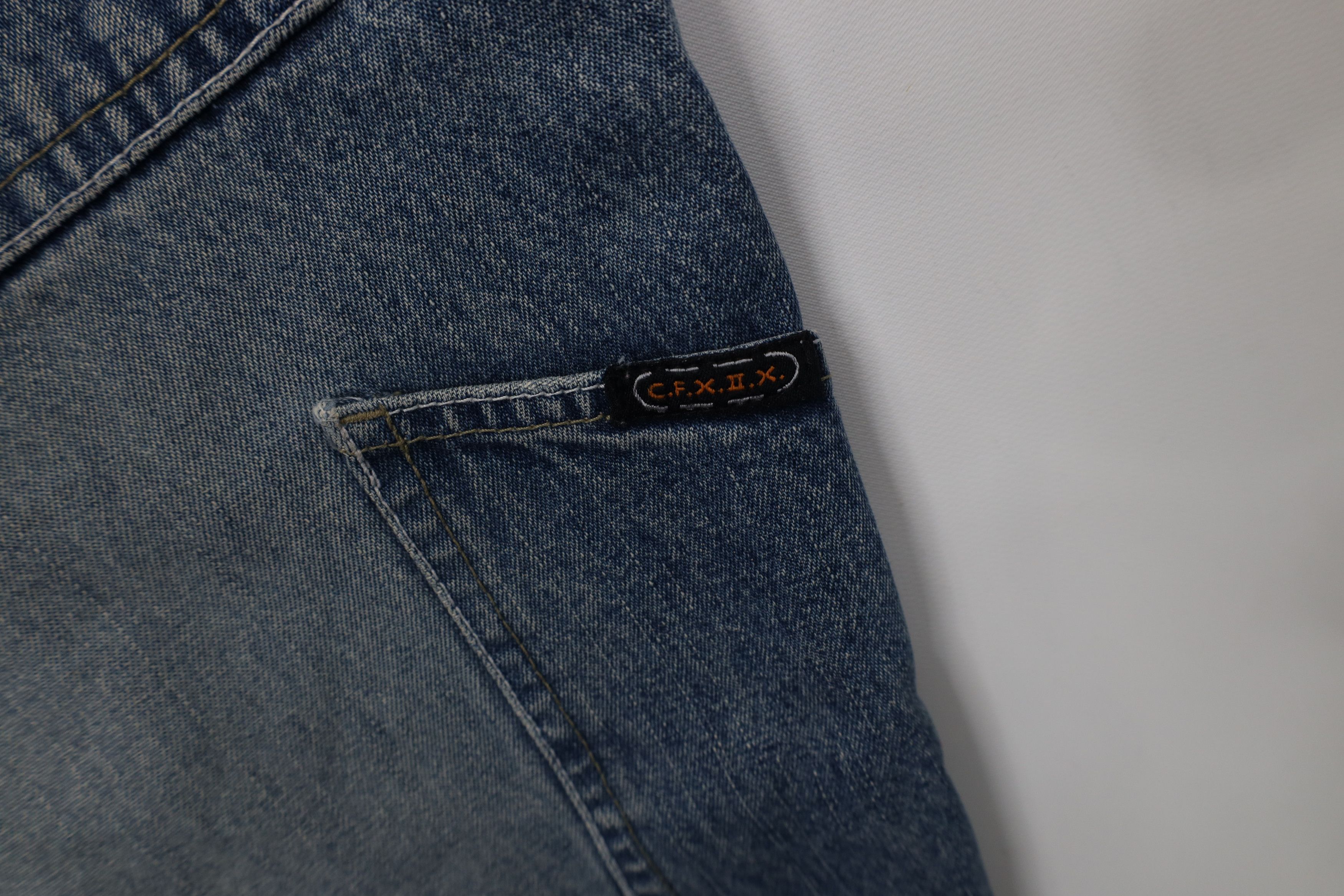 Vintage Vintage 90s Y2K Streetwear Baggy Fit Denim Jean Shorts Blue Size US 34 / EU 50 - 13 Thumbnail