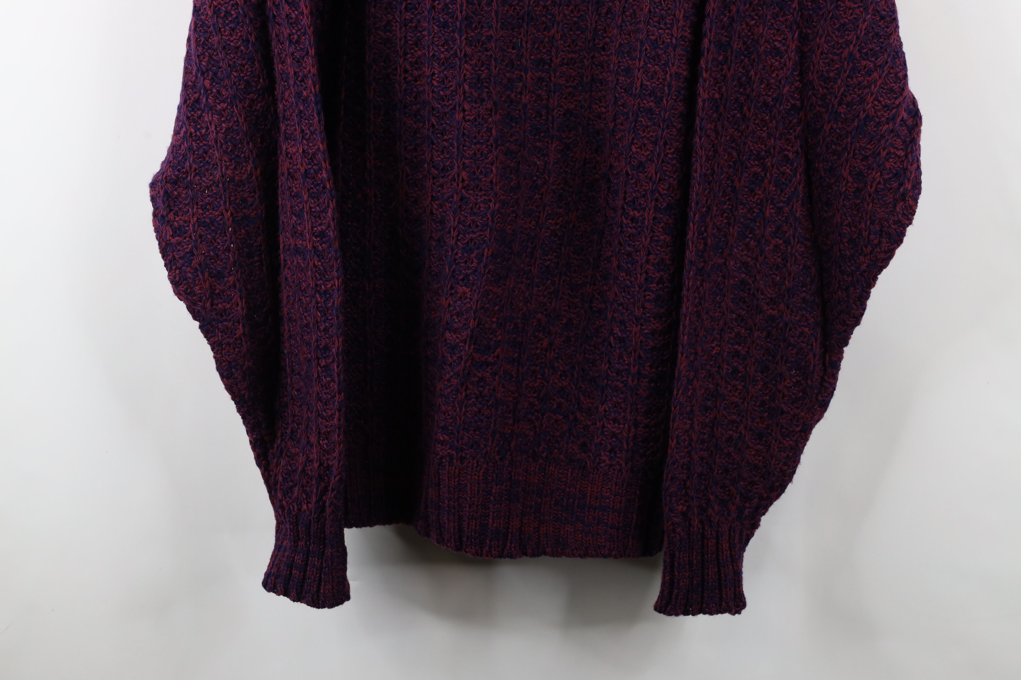 Vintage Vintage 90s Streetwear Chunky Ribbed Knit Crewneck Sweater Size US XXL / EU 58 / 5 - 3 Thumbnail
