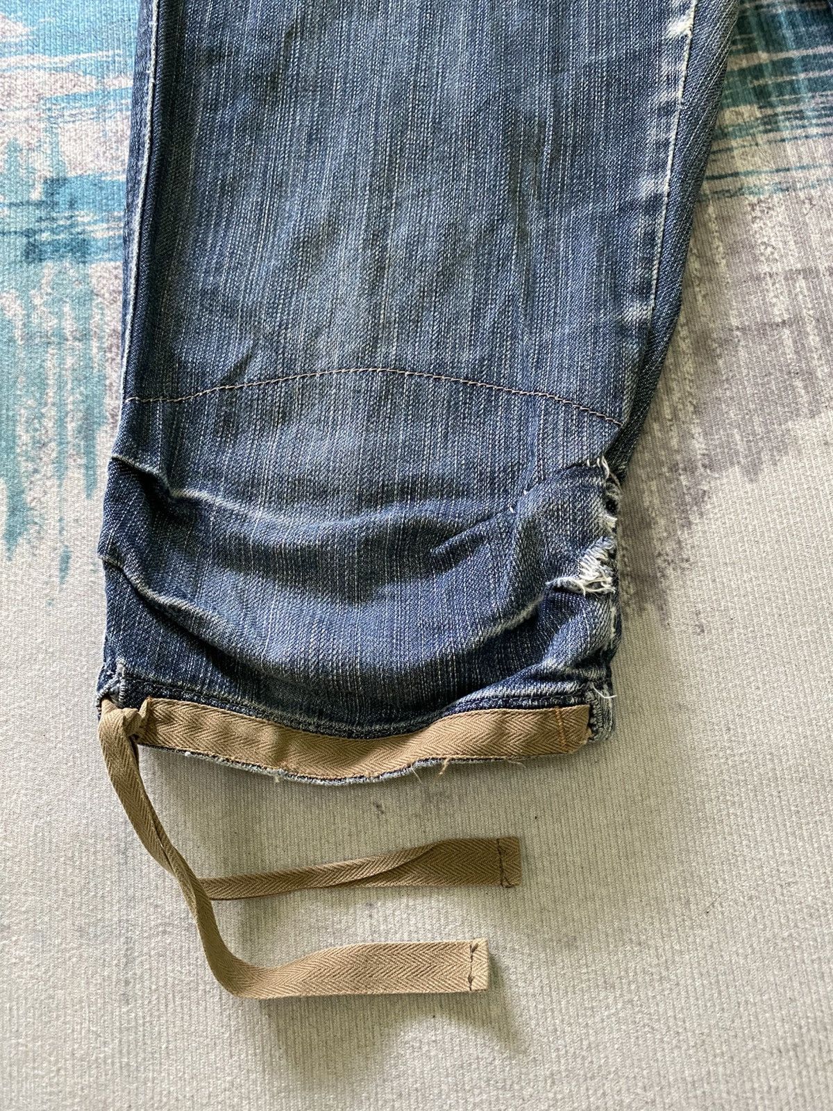Designer × Marithe + Francois Girbaud Rare Marithe Francois Girbaud Lock Zipper Distressed Denim Size US 29 - 14 Thumbnail