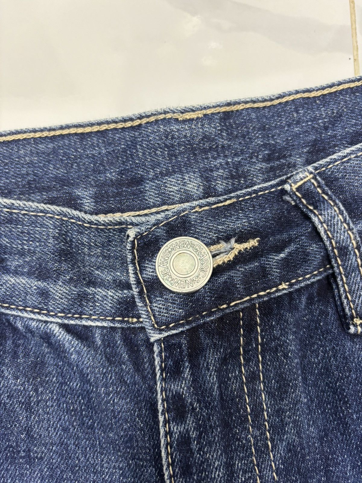 Hysteric Glamour Flared Custom Made Distressed Denim Jean