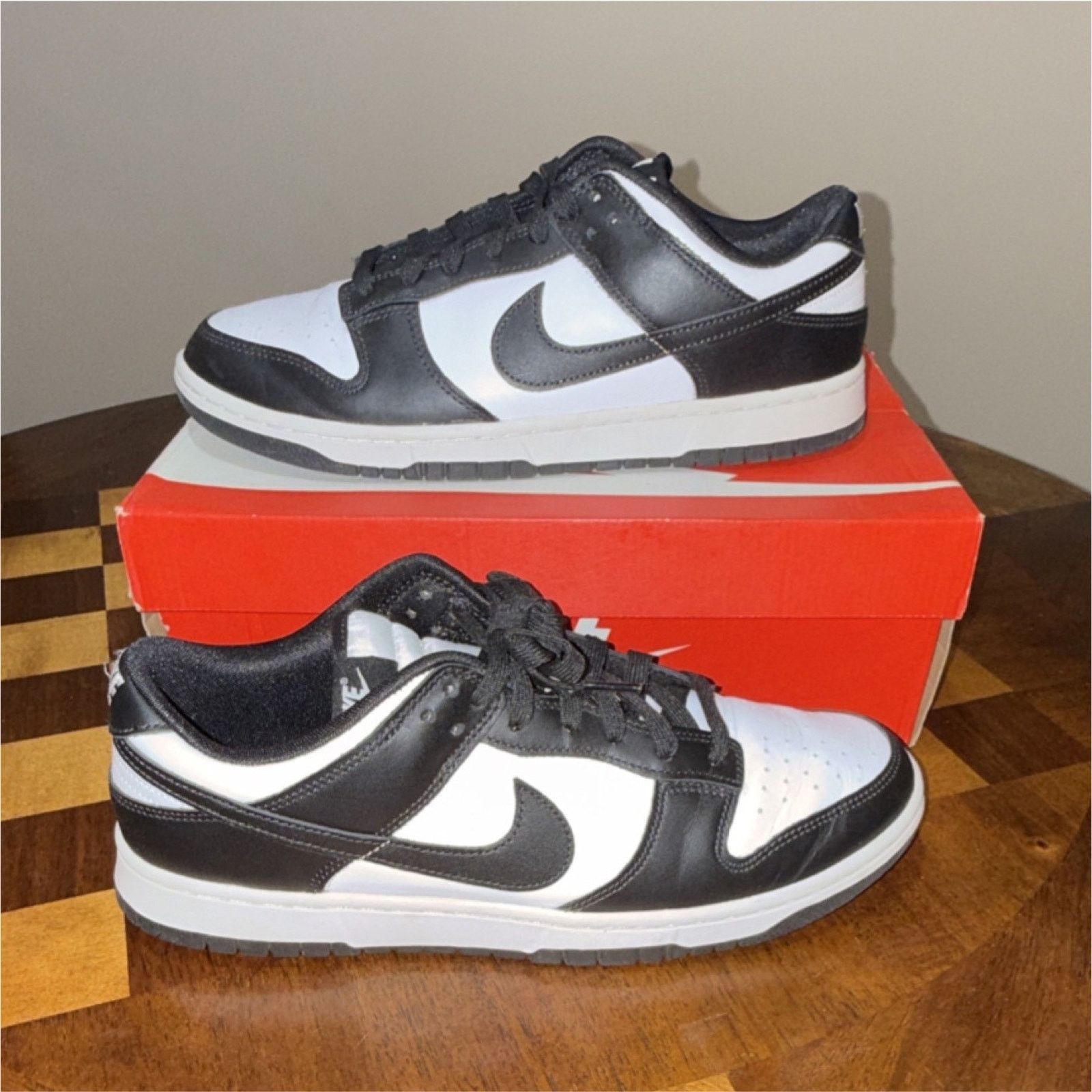 Nike Nike Dunk Low Retro PANDA White Black DD1391-100 Men' 11.5 Size US 11.5 / EU 44-45 - 1 Thumbnail