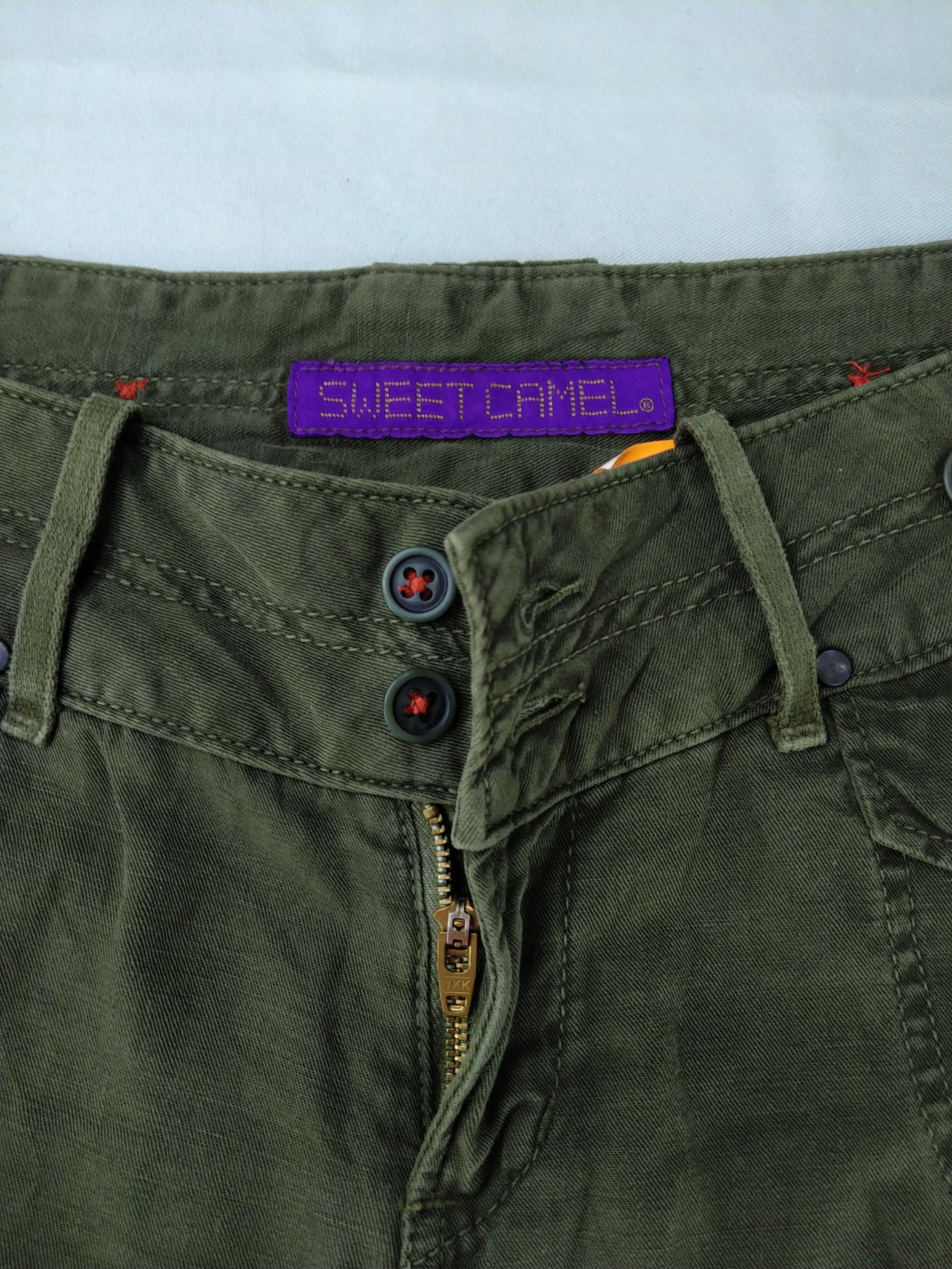 Japanese Brand Sweet Camel Elastic/Drawstring Cotton Pants -CP154 Size US 30 / EU 46 - 7 Thumbnail