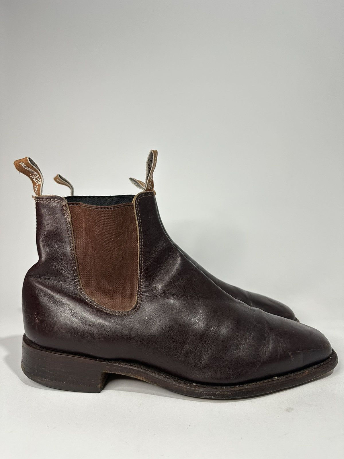 R.M. Williams R.M Williams Craftsman Brown Leather Chelsea Boots. Size US 11.5 / EU 44-45 - 1 Thumbnail