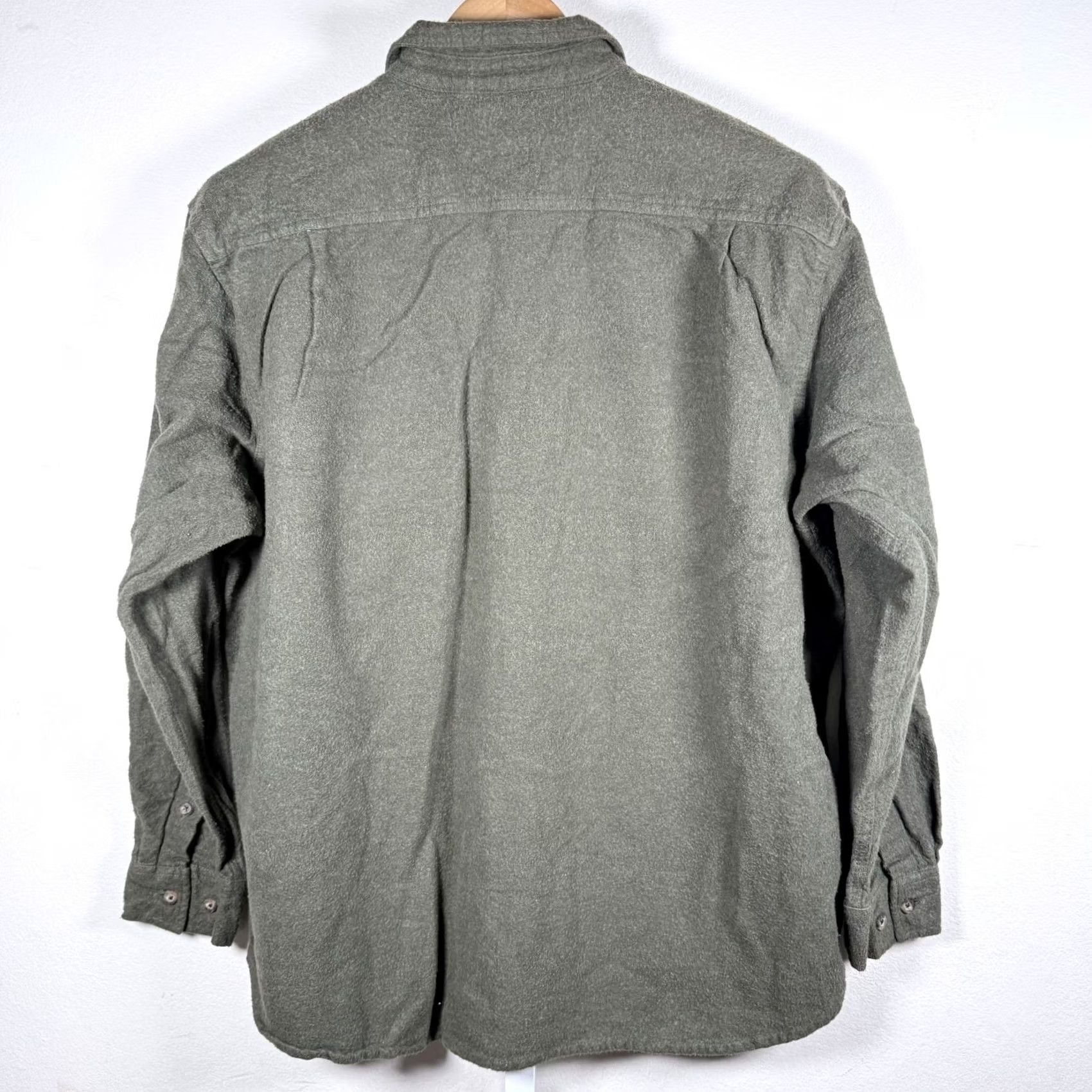 Vintage C.E. Schmidt Workwear Shirt Men's Gray Long Sleeve Pockets Winter - Size 2XL Size US XXL / EU 58 / 5 - 2 Thumbnail