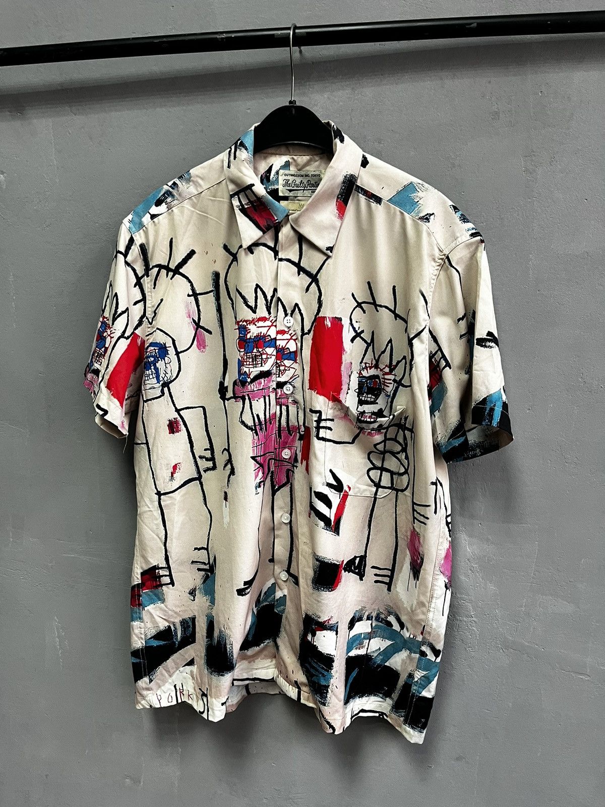 Japanese Brand × Wacko Maria Wacko Maria Basquiat Hawaiian shirt L under the water one Size US L / EU 52-54 / 3 - 4 Thumbnail