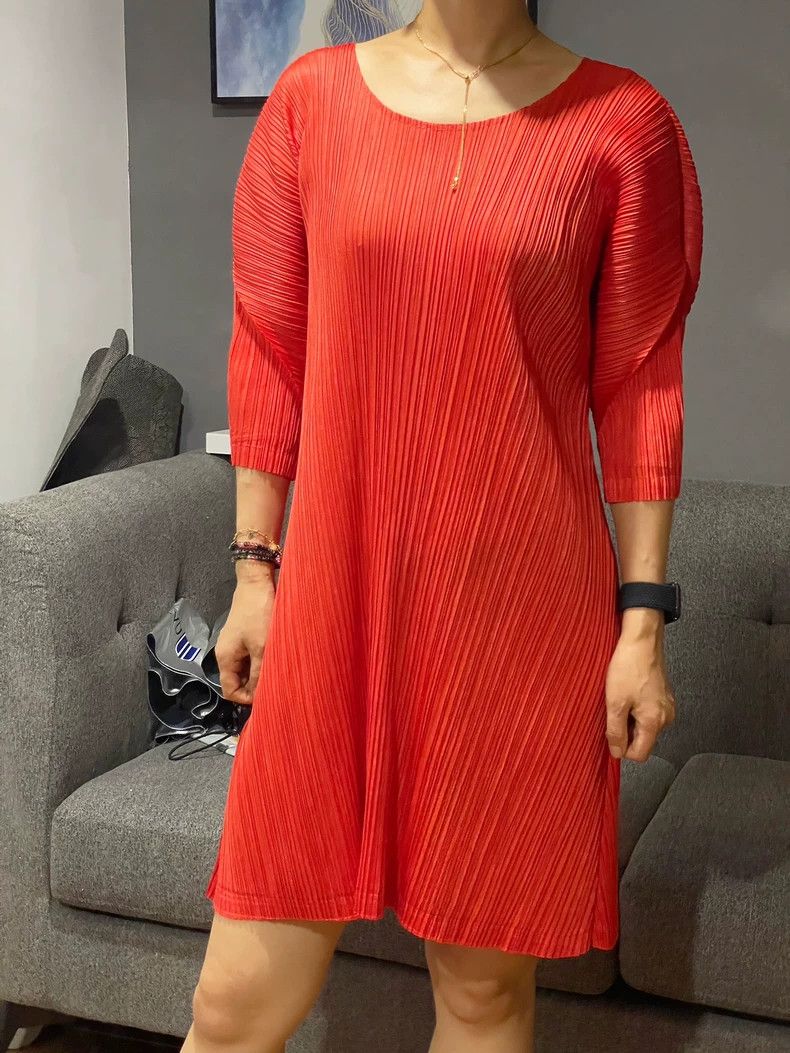 Issey Miyake Issey Miyake Pleats Please Dress - dmc Size US 30 / EU 46 - 1 Thumbnail