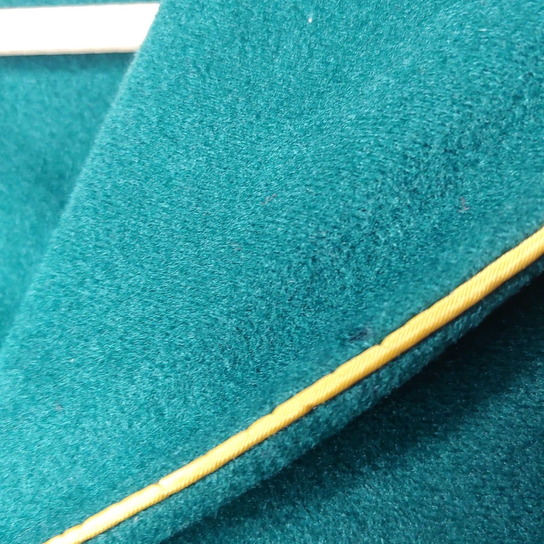 Velour VINTAGE Robe Women M 14-16 Long Green Velour Embroidered Flowers Bohemian 80s Grannycore Belted Long Robe Womens Size ONE SIZE - 6 Thumbnail