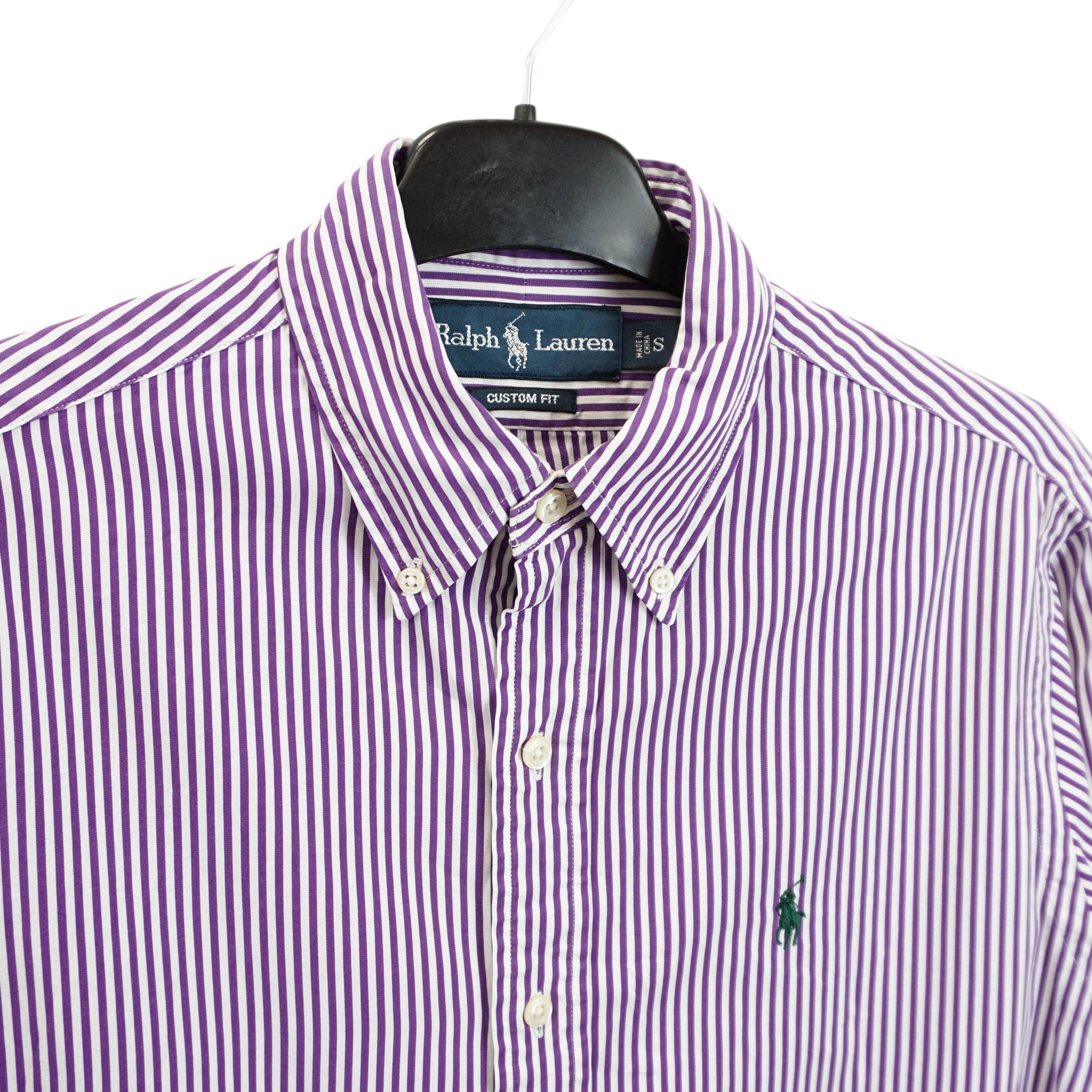 Polo Ralph Lauren × Ralph Lauren × Vintage Archive Striped L/S Embroidery Logo Shirt Size US S / EU 44-46 / 1 - 2 Thumbnail