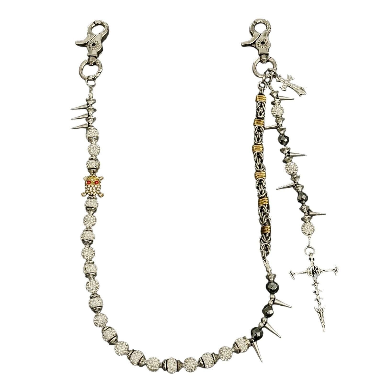 Jewelry Dragon Bone Crystal Bead Waist Chain | Beast Eye Pendant Size ONE SIZE - 5 Thumbnail