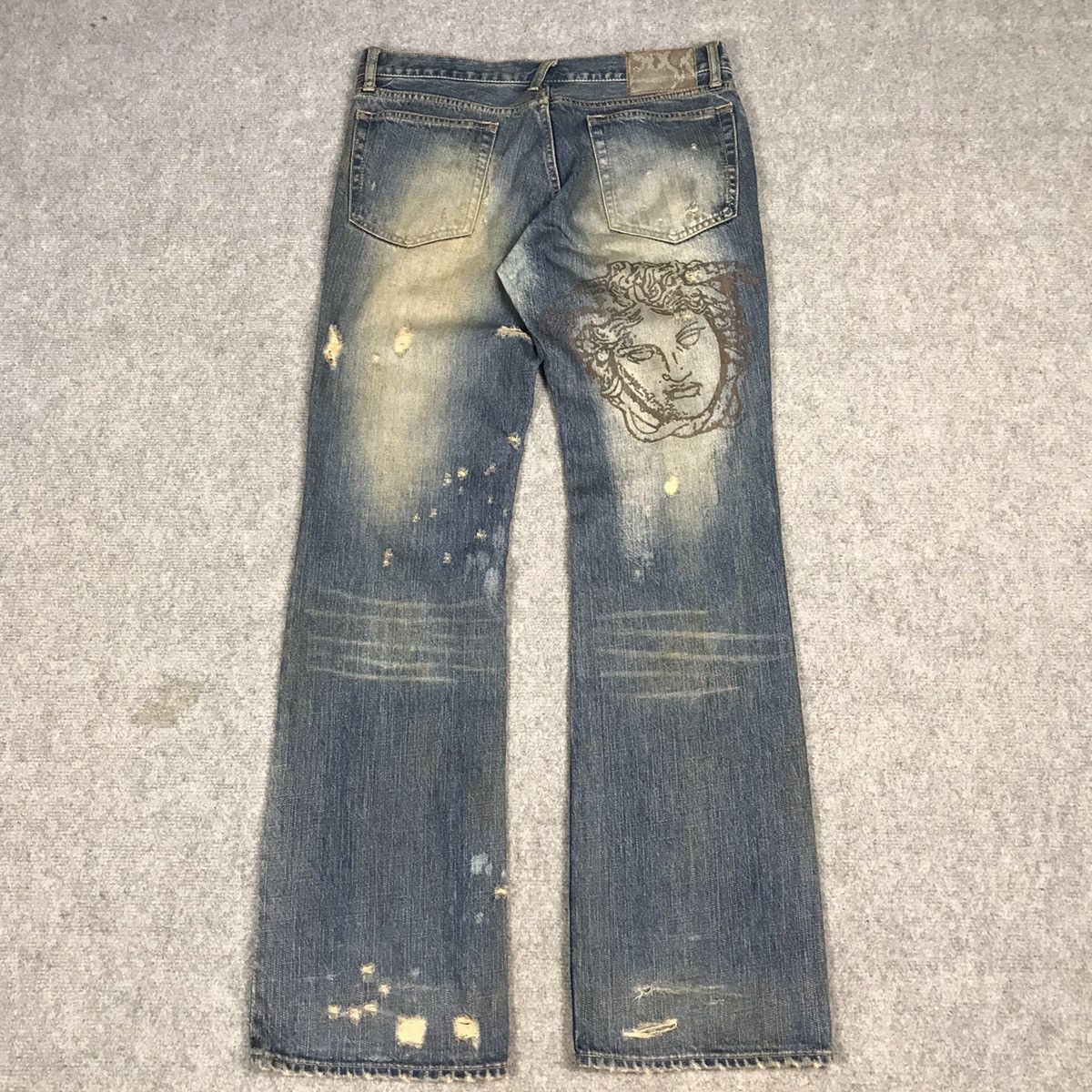 If Six Was Nine × PPFM × Tornado Mart FLARE PPFM JAPAN BOOT CUT DENIM PANTS Size US 32 / EU 48 - 11 Thumbnail