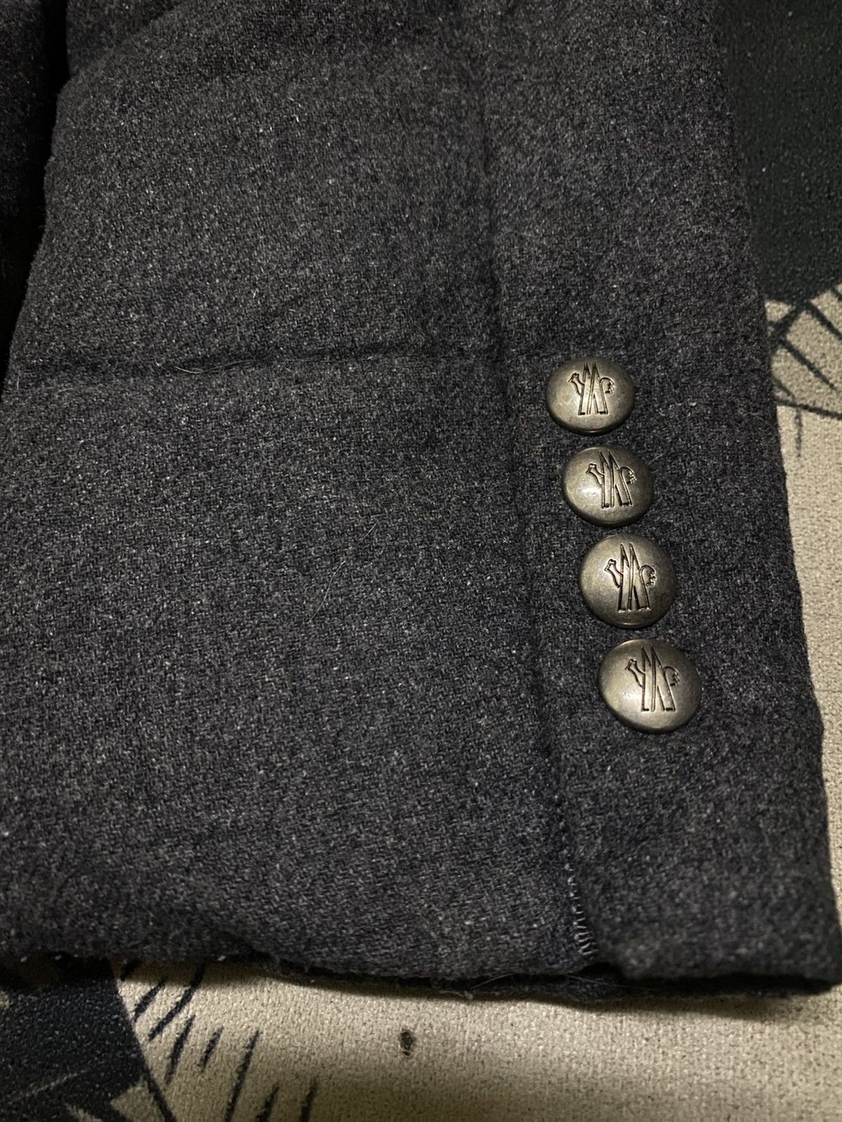 Moncler Moncler Gamme Bleu Wool Down Double Pocket Blazer Jacket Size US M / EU 48-50 / 2 - 8 Thumbnail