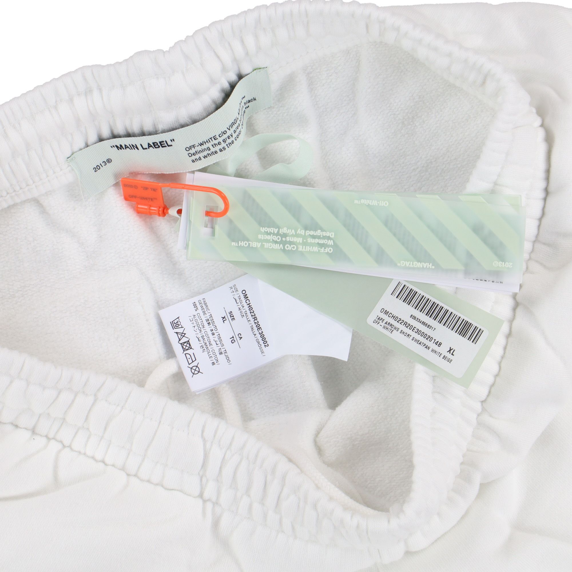 Off-White White Tape Diagonals Logo Sweatpants Size 36" / US 14 / IT 50 - 5 Thumbnail