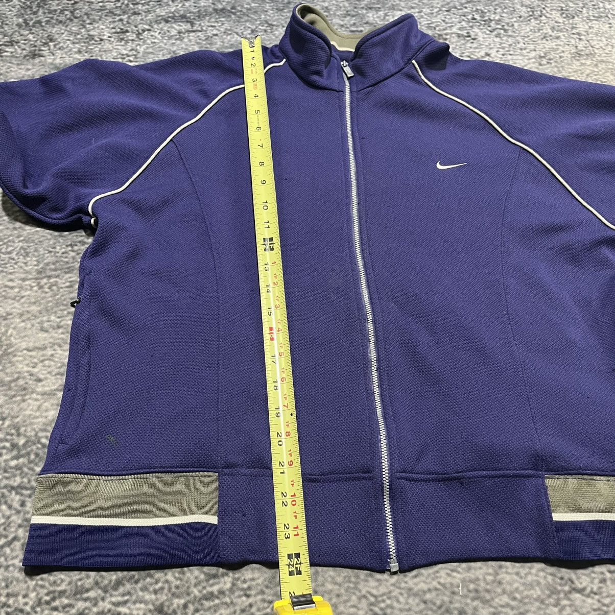Nike Vintage 90s Nike Mini Swoosh Purple Full Zip Track Jacket Size US S / EU 44-46 / 1 - 10 Thumbnail