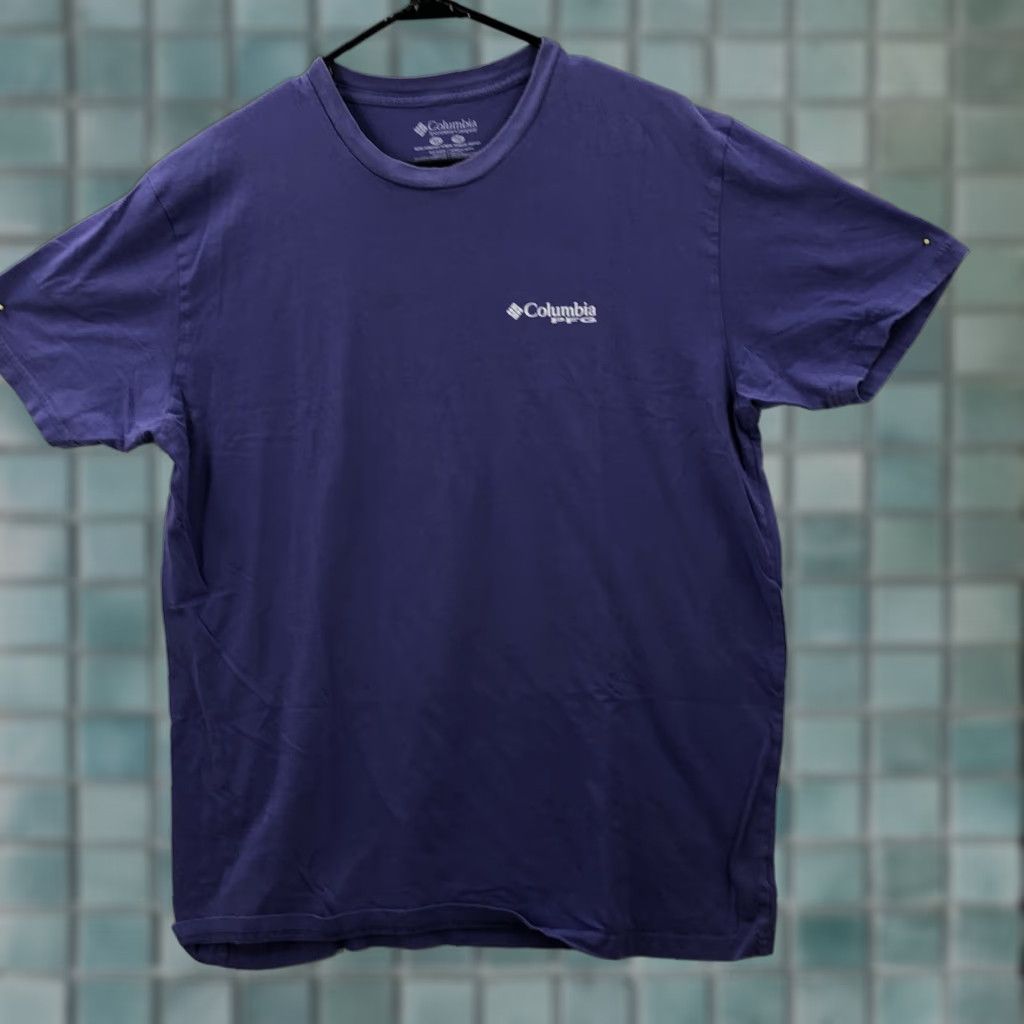 Vintage Columbia T-Shirt Mens Blue Louisiana Short Sleeve Crew Neck Pullover XL Size US XL / EU 56 / 4 - 1 Thumbnail