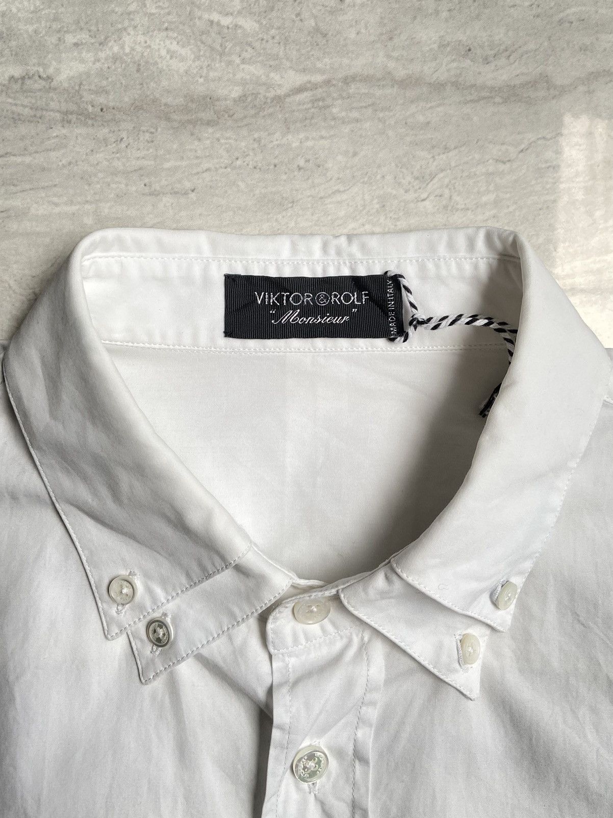 Viktor & Rolf VIKTOR & ROLF White Shirt Size US L / EU 52-54 / 3 - 6 Thumbnail
