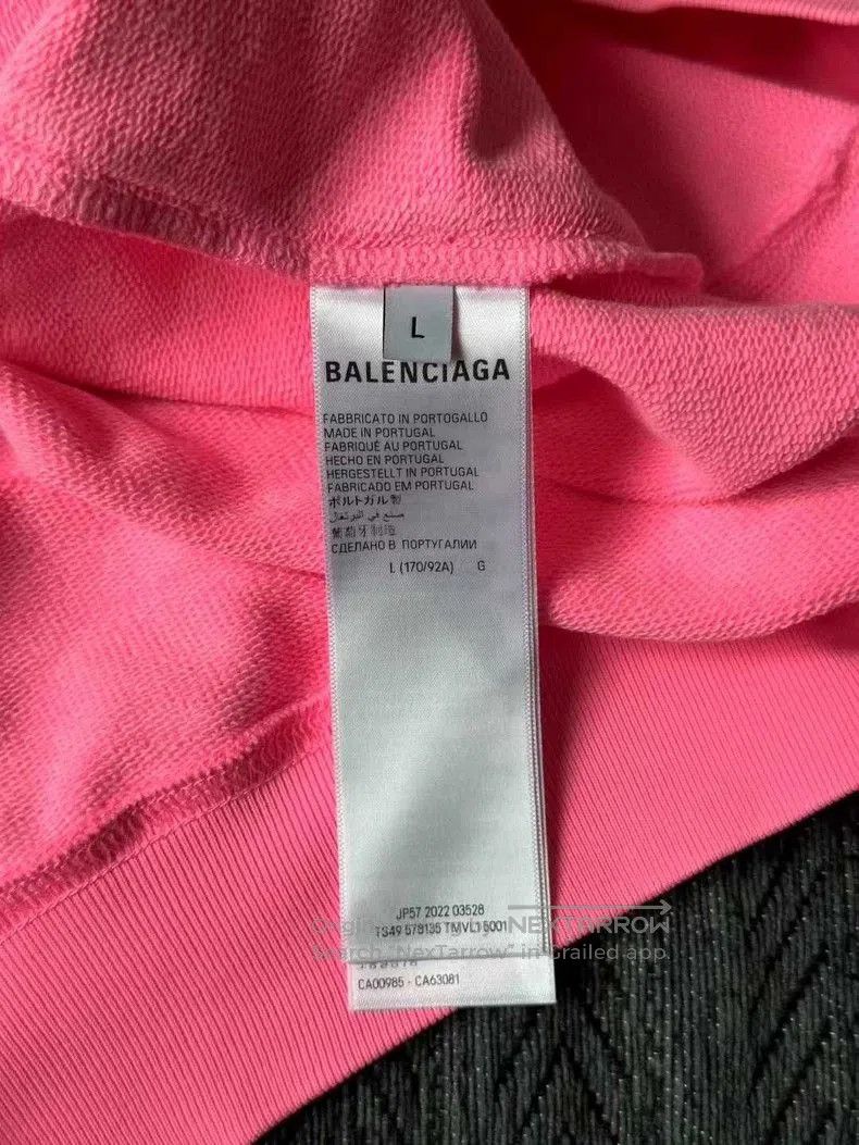 Balenciaga Balenciaga Charity Pink Hoodie. Size US L / EU 52-54 / 3 - 3 Thumbnail