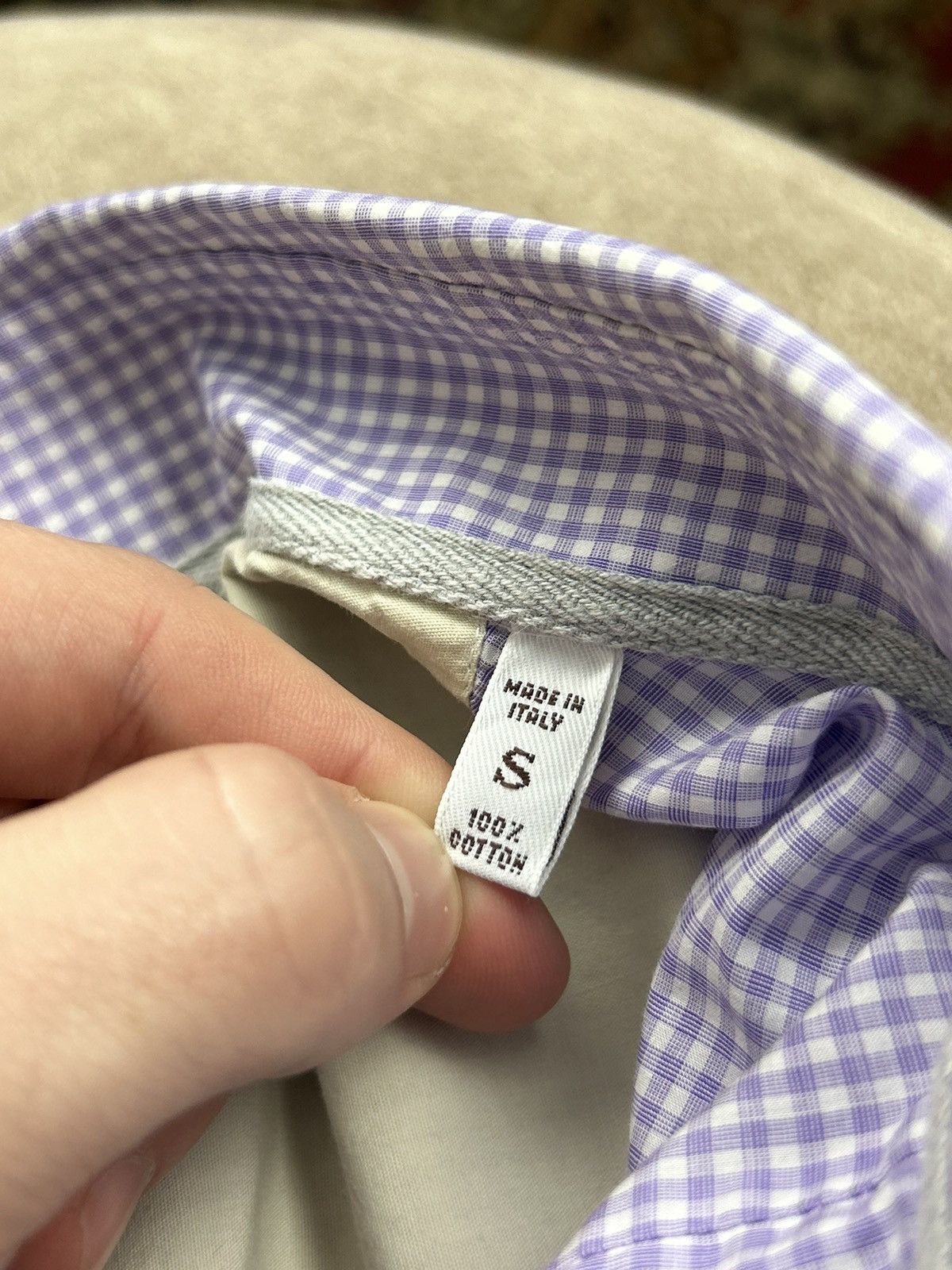 Brunello Cucinelli Brunello Cucinelli cotton shirt mens size-S Size US S / EU 44-46 / 1 - 10 Thumbnail