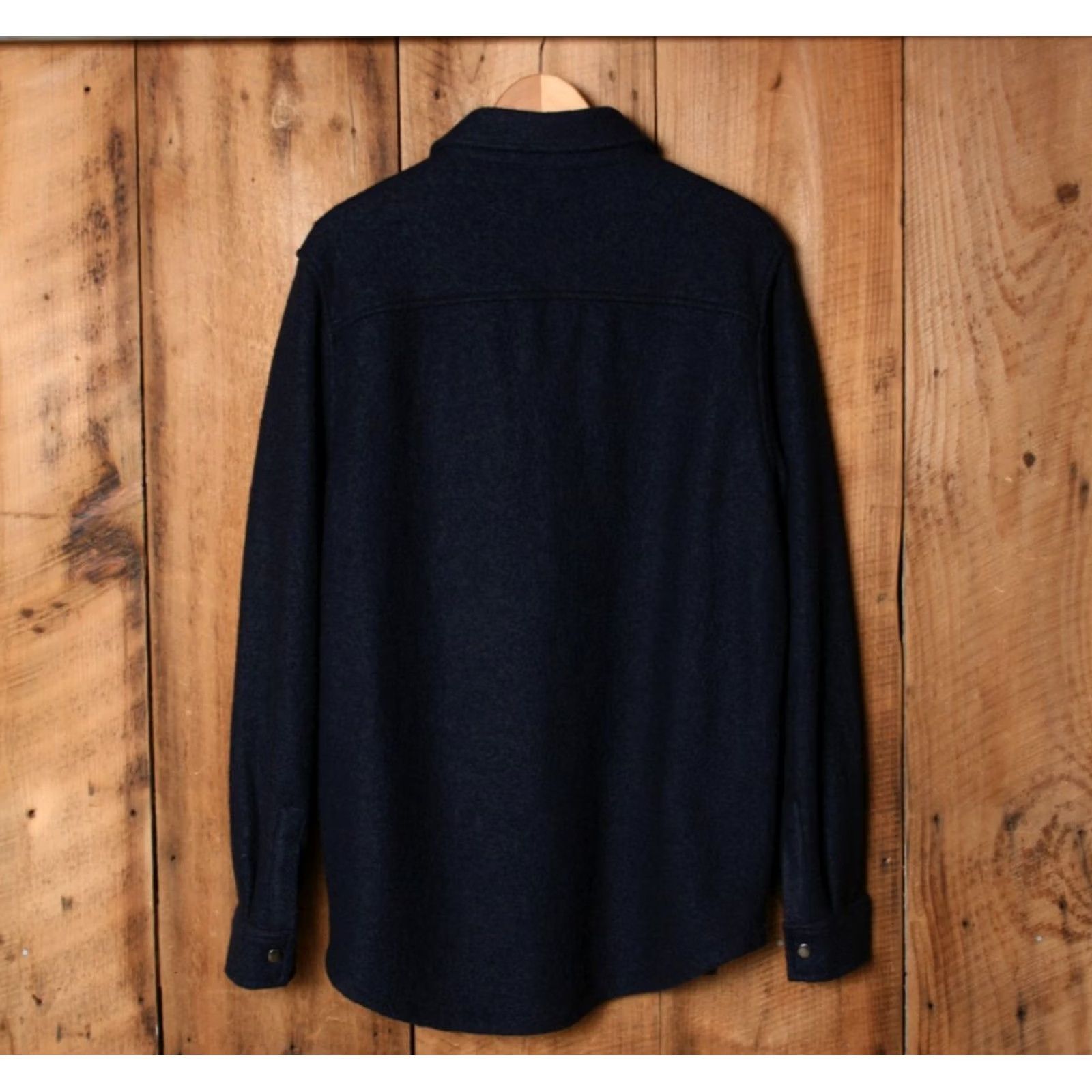 Vintage Telluride Clothing Co. Blue Wool Blend Snap Button Shirt Jacket M Shacket Mens Size US M / EU 48-50 / 2 - 6 Thumbnail