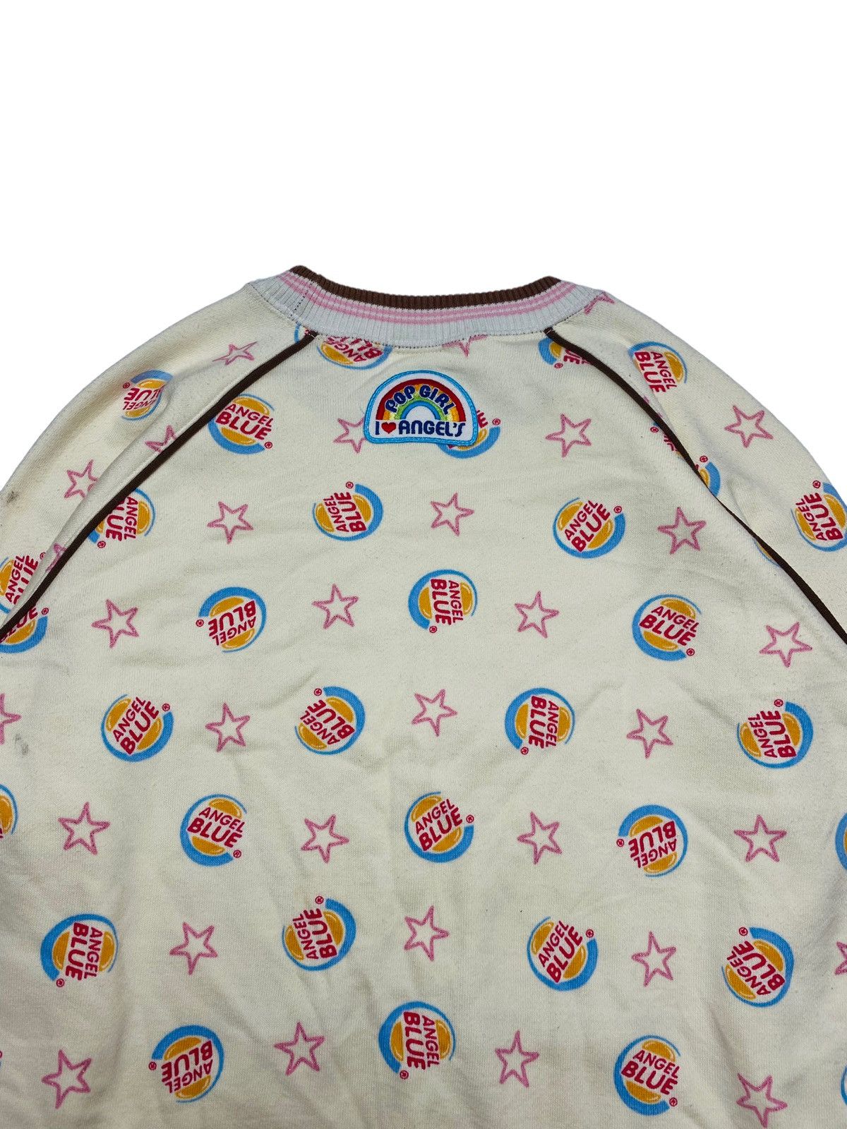 Angel Blue 2000s Angel Blue - Burger King Star Sweatshirt Size M / US 6-8 / IT 42-44 - 9 Thumbnail