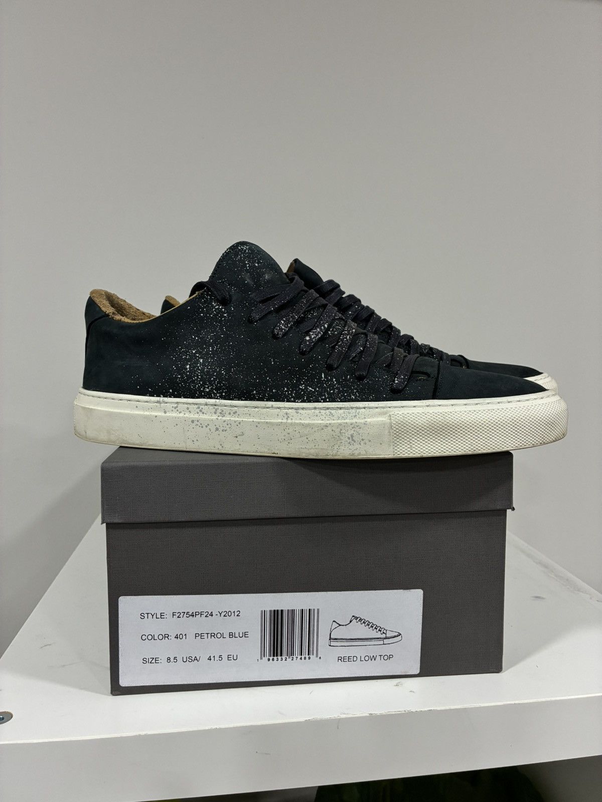 John Varvatos Reed paint splatter sneaker 8.5 Size US 8.5 / EU 41-42 - 5 Thumbnail