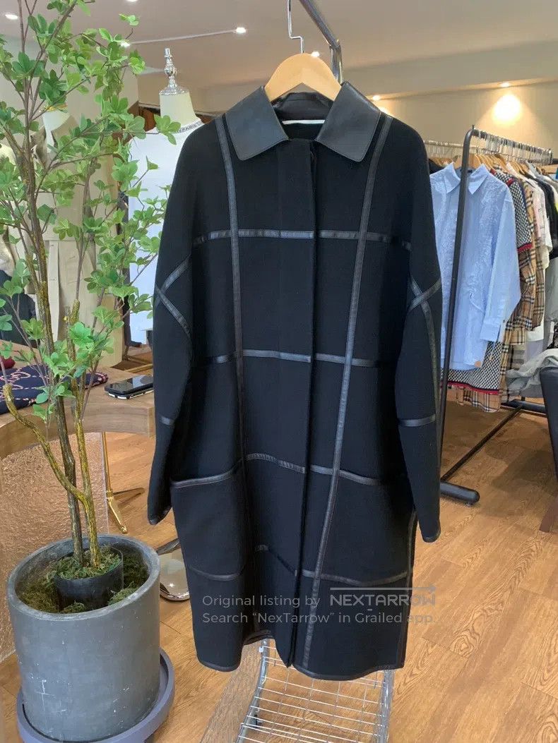 Hermes Hermes Navy Blue Cashmere Overcoat Size XS / US 0-2 / IT 36-38 - 1 Thumbnail
