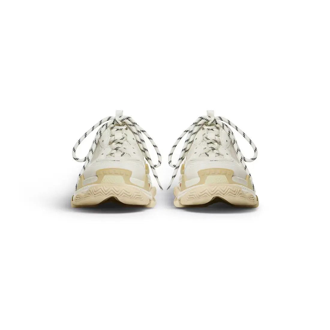 Balenciaga o1w1db10625 Triple S Mules in White/Beige Size US 13 / EU 46 - 3 Thumbnail