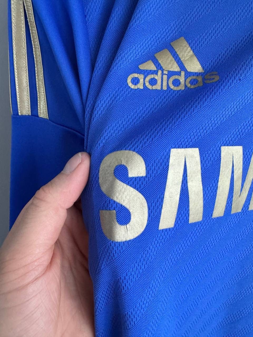 Adidas Chelsea FC 2012/13 Home Long Sleeve Soccer Jersey, Size M Size US M / EU 48-50 / 2 - 12 Thumbnail