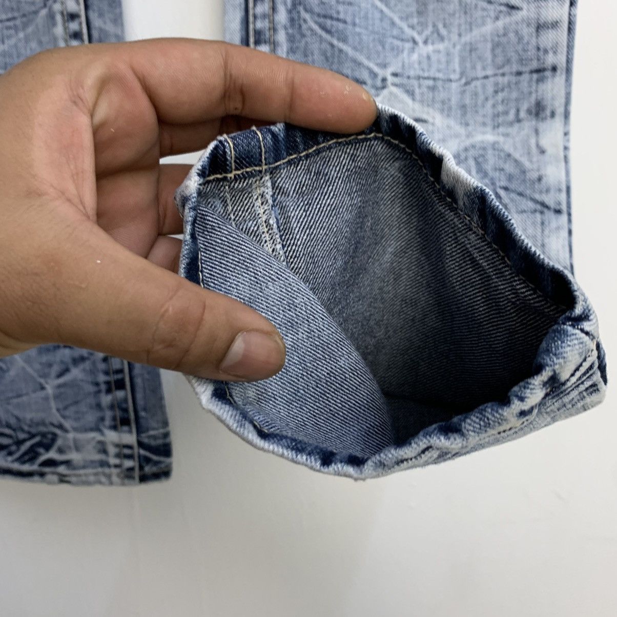 Japanese Brand Rare The Vintage Standard Denim Clawmark Distressed Jeans Size US 29 - 9 Thumbnail