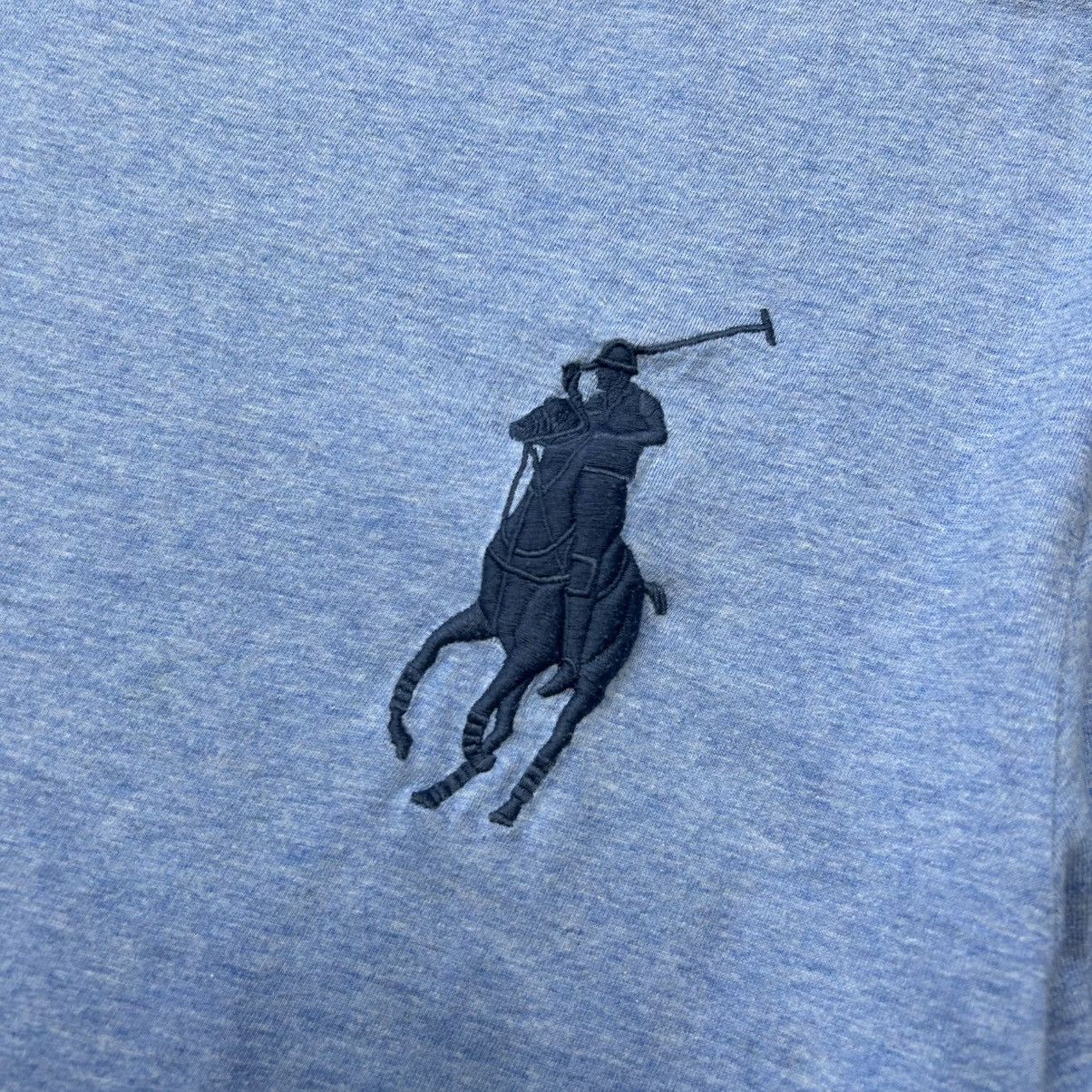 Polo Ralph Lauren Mens Polo Ralph Lauren Big Pony blue 3 logo y2k tee Size US L / EU 52-54 / 3 - 3 Thumbnail