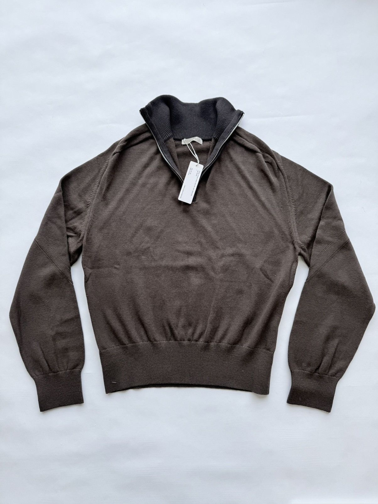Vuja De VUJADE FRANK STRUCTURED HAIF-ZIP KNIT SWEATER | Grailed