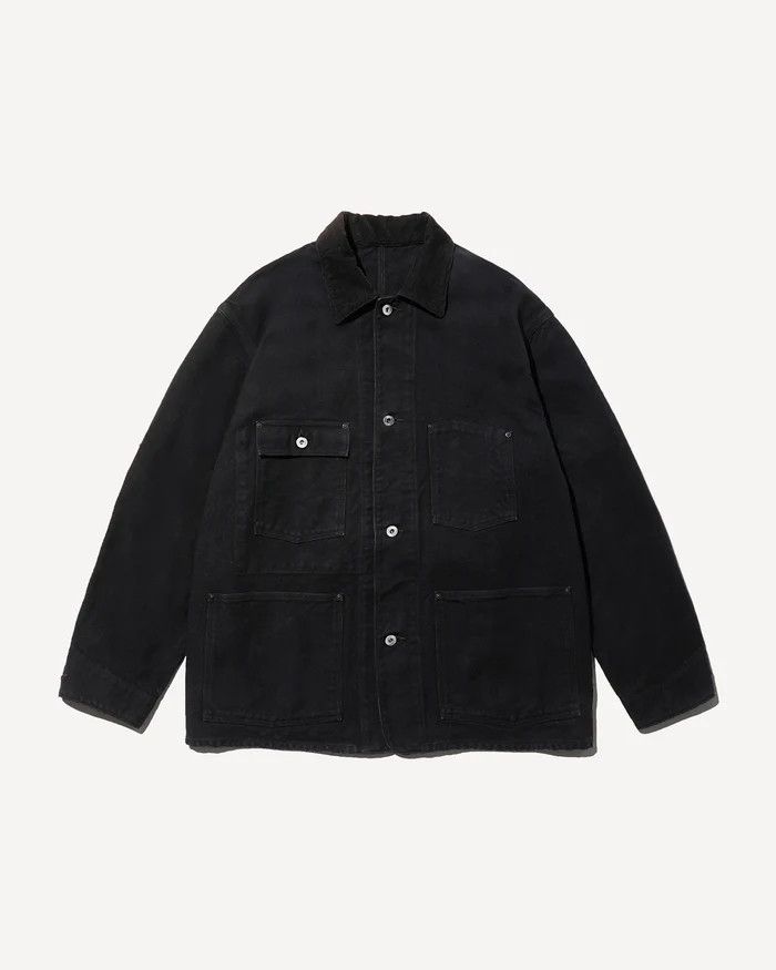 A.PRESSE Vintage Black Linen Coverall | Grailed