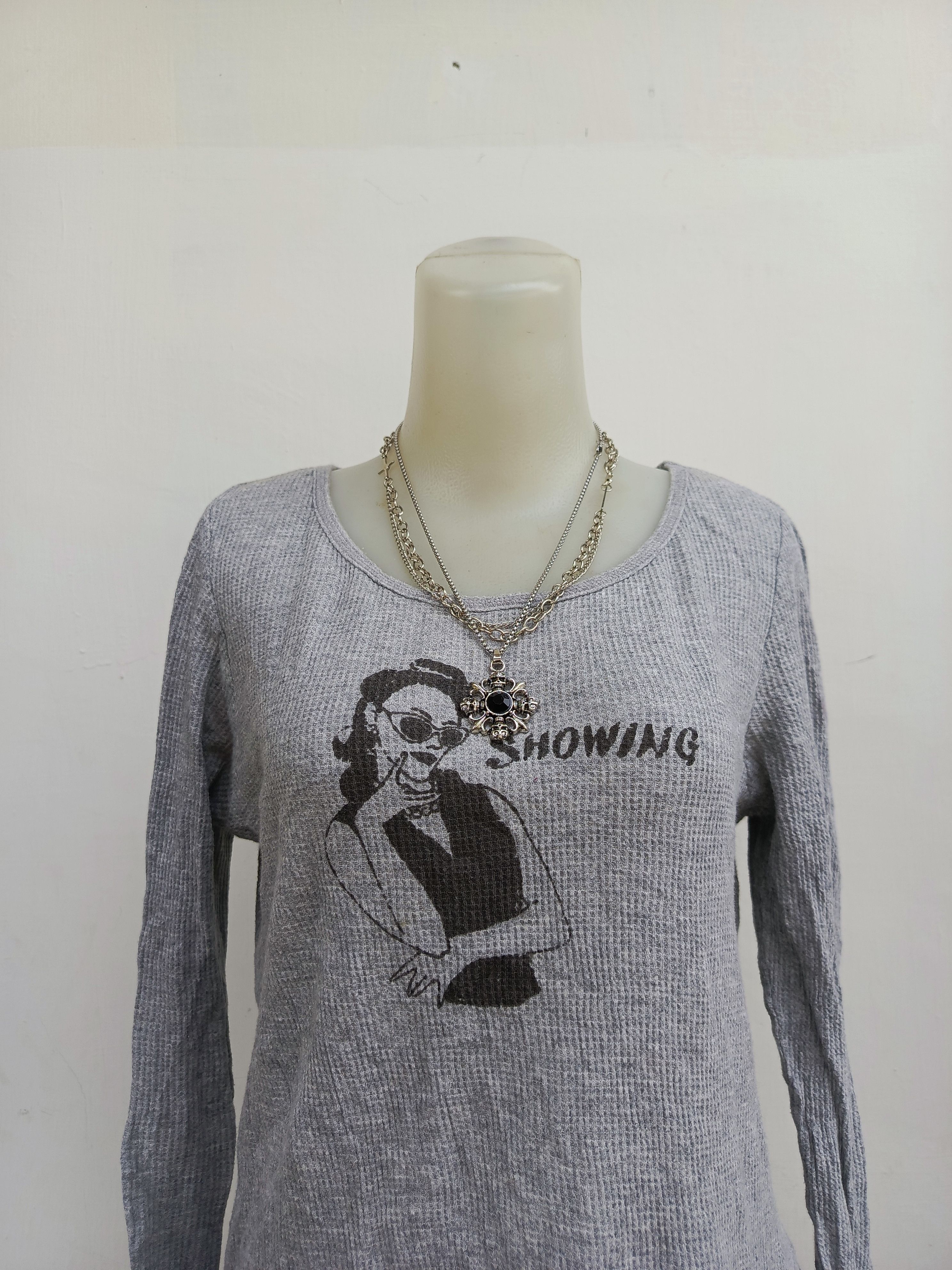 Japanese Brand Chocol Raffine Long Sleeve Tee Size L / US 10 / IT 46 - 2 Thumbnail
