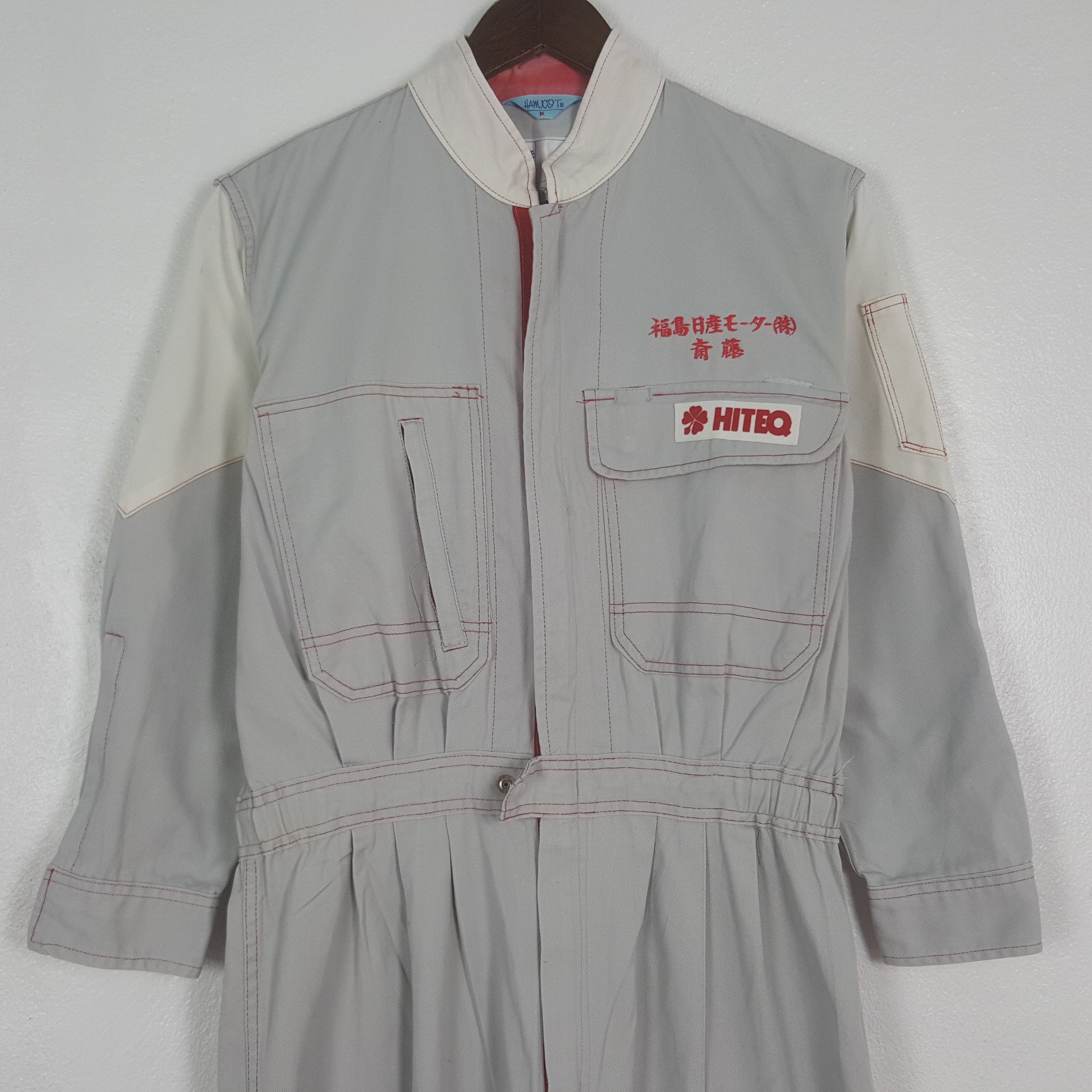 Nissan Vintage Nissan Racing Worker Japan Coverall Jumpsuit Jacket Size US M / EU 48-50 / 2 - 5 Thumbnail