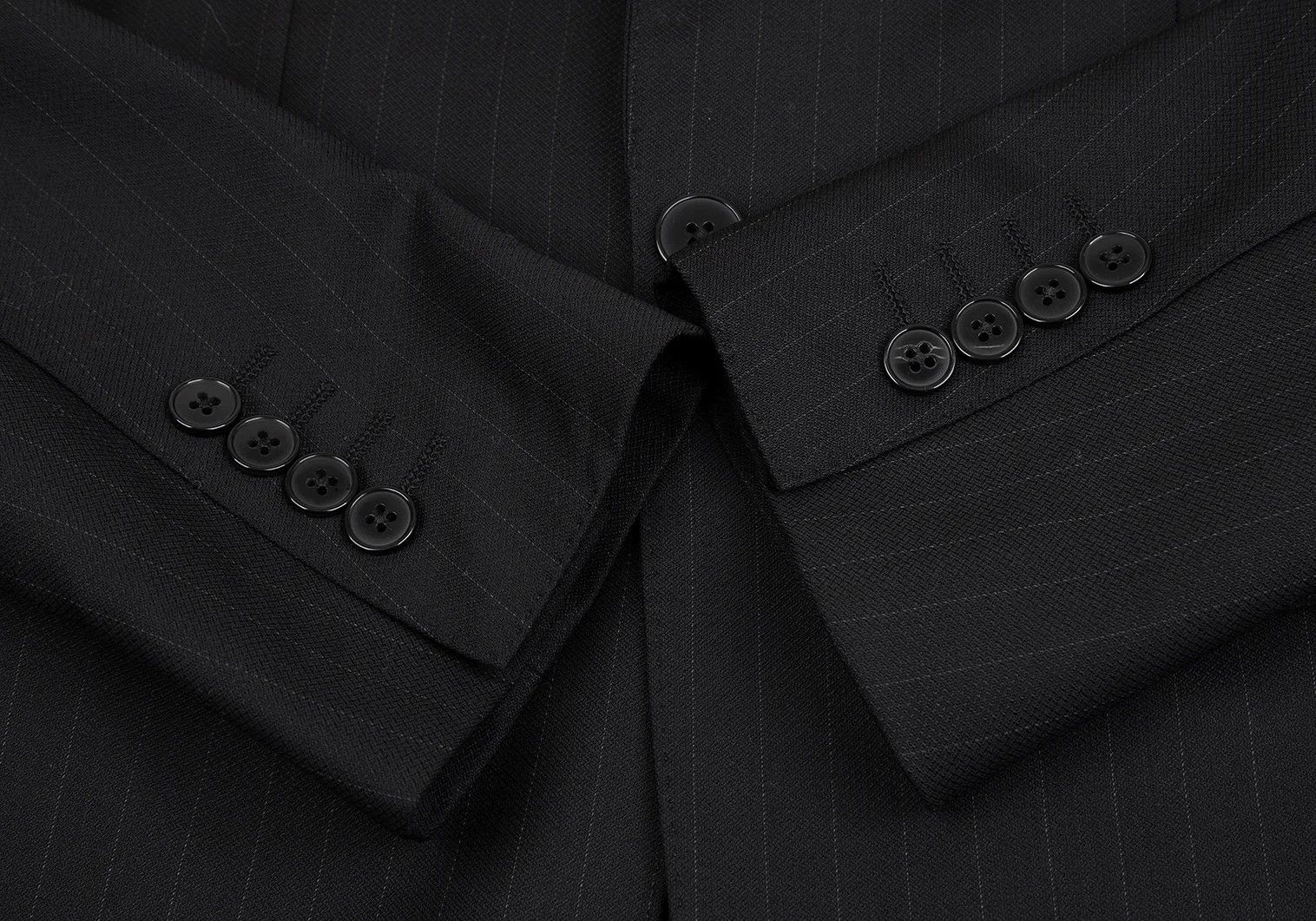 Dolce & Gabbana Martini Pinstripe Narrow Lapel Wool Jacket Black 44 Size US S / EU 44-46 / 1 - 6 Thumbnail