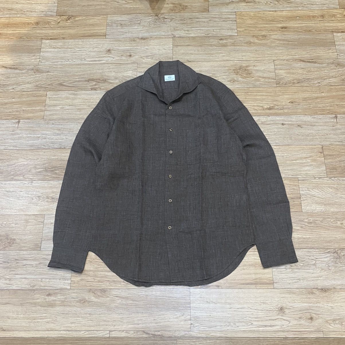 Beams Plus Beams Heart Linen Button Up Shirt Size US L / EU 52-54 / 3 - 1 Thumbnail