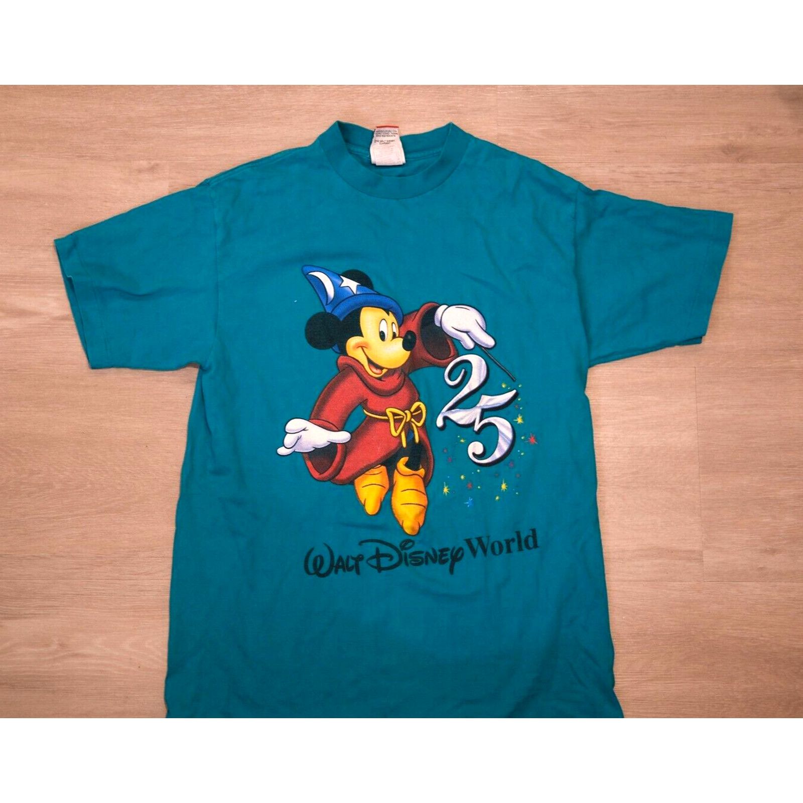 Disney Vintage 1996 Disney Mickey Mouse T-Shirt Unisex Large Blue Size US L / EU 52-54 / 3 - 1 Thumbnail