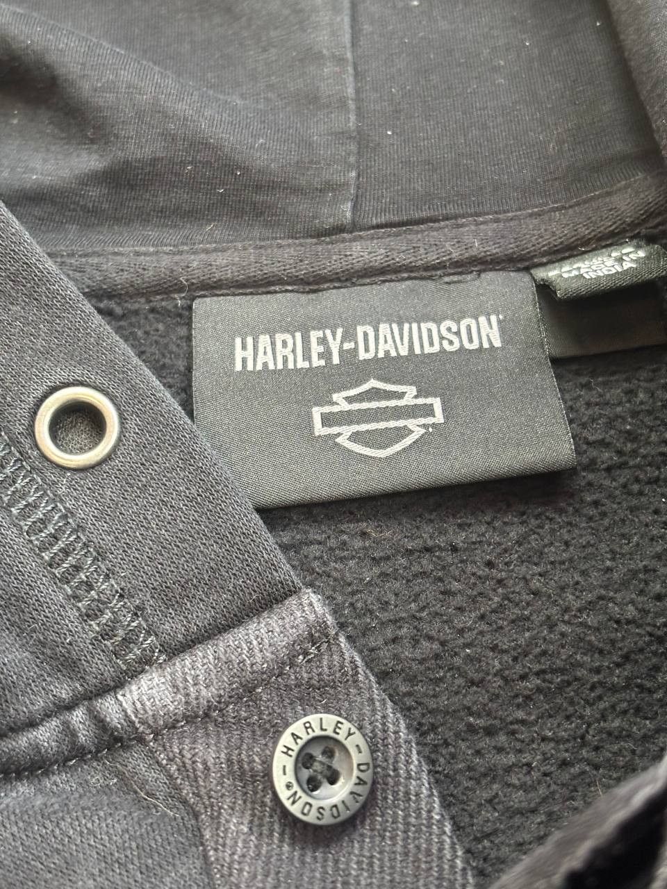 Harley Davidson Harley-Davidson Willie G Skull Button Hoodie 2XL Black Size US XXL / EU 58 / 5 - 9 Thumbnail