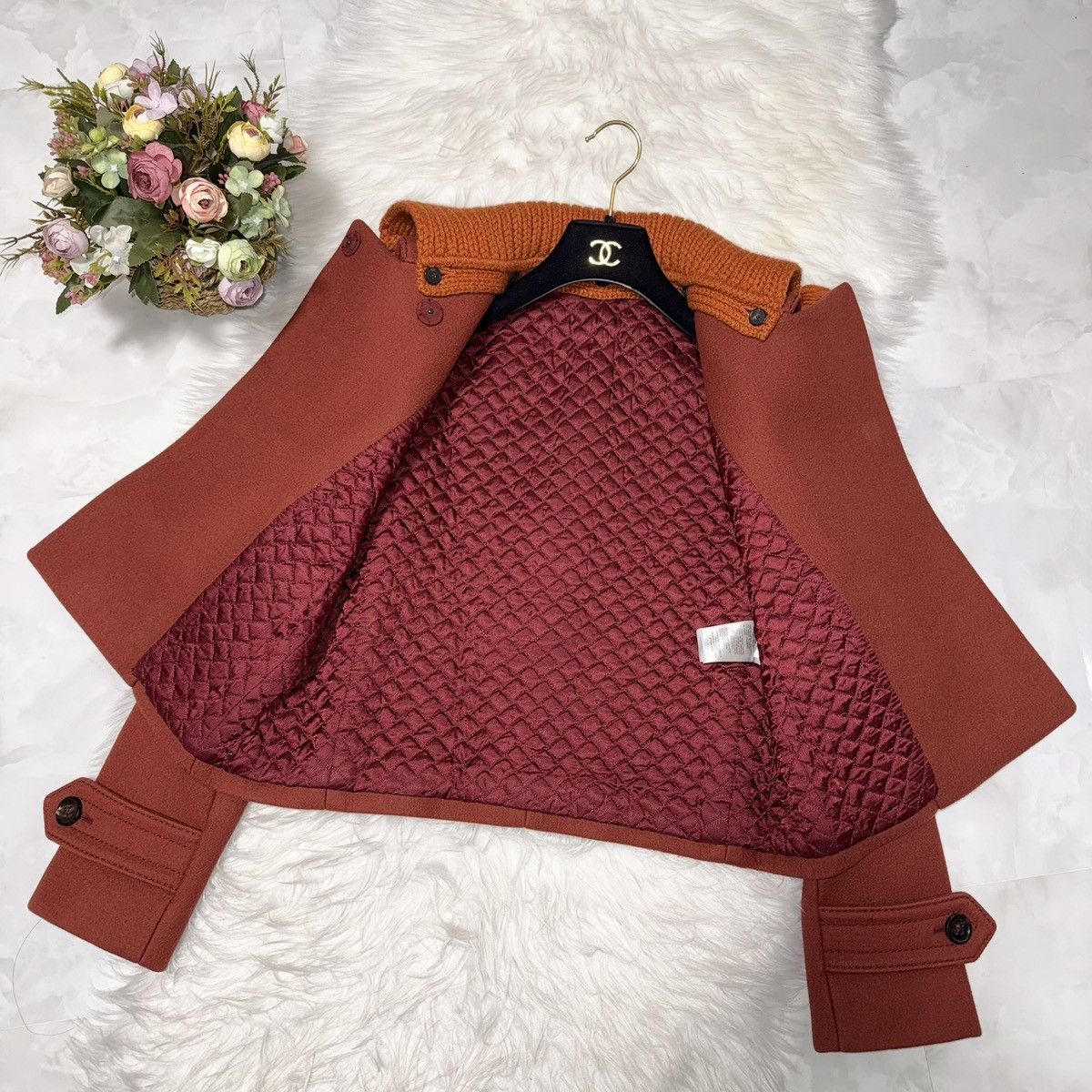 Bottega Veneta Authentic Bottega Veneta knit collar duffle coat jacket 38 Size XS / US 0-2 / IT 36-38 - 11 Thumbnail