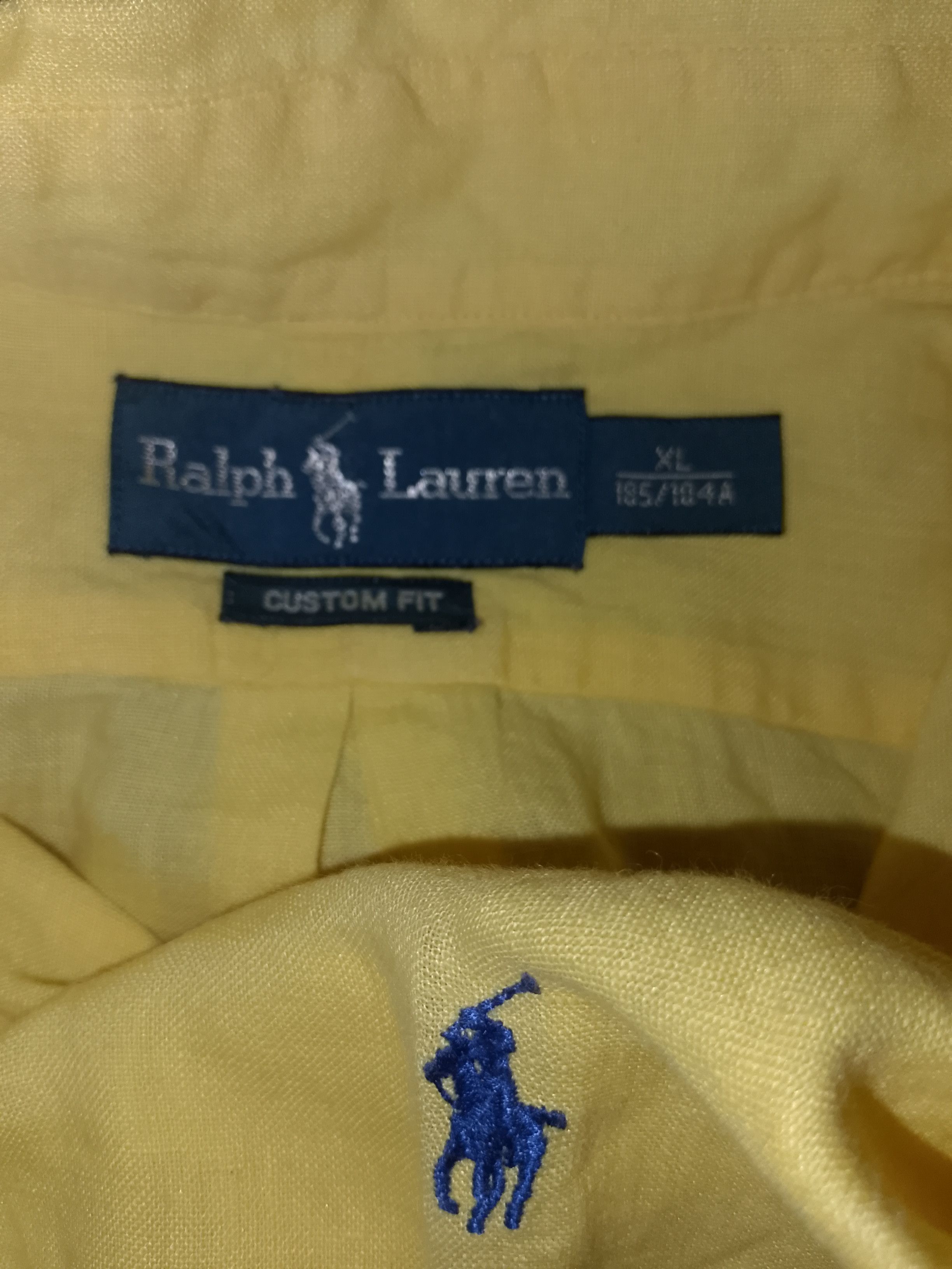 Ralph Lauren Vintage Rare Ralph Lauren Yellow Linen Hibiscus High-Summer Size US XL / EU 56 / 4 - 6 Thumbnail