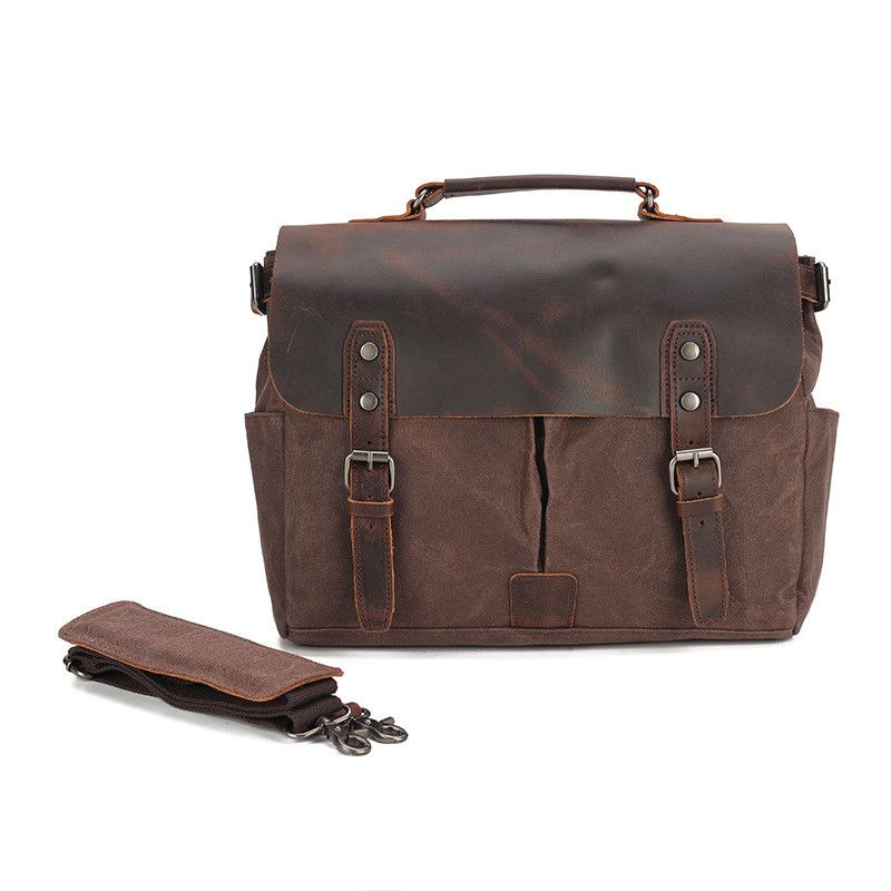 14-inch canvas hand-held shoulder bag Unisex