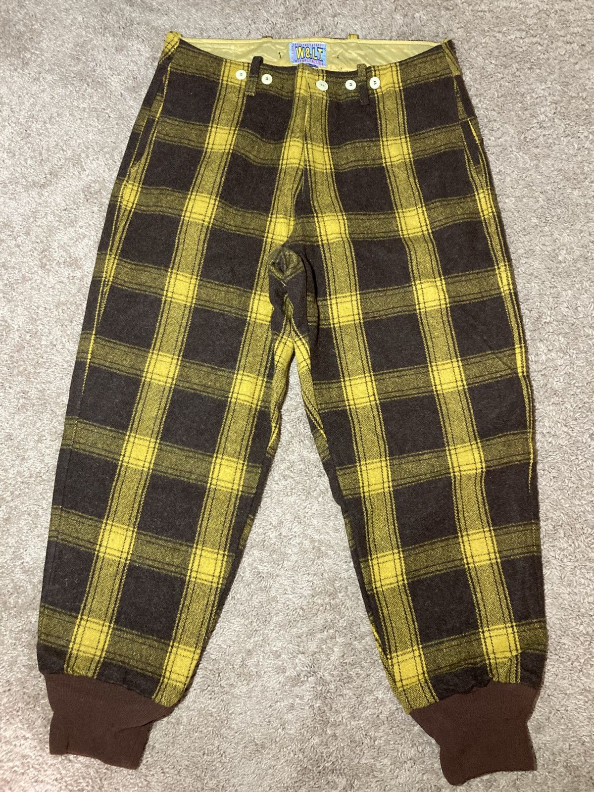 W&LT AW96 W&LT Brown Buffalo Plaid 1996 Wool 90s Beirendonck Wild Size US 36 / EU 52 - 2 Thumbnail