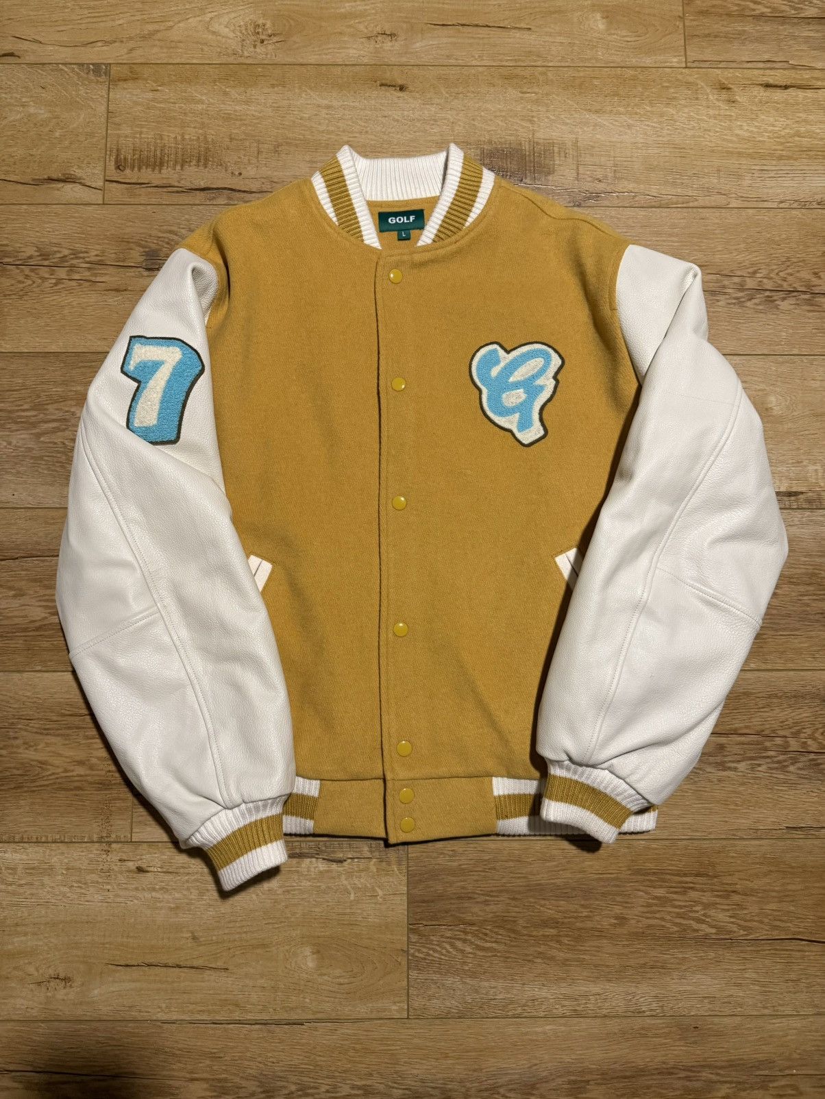Golf Wang Golf Wang 7 Letterman Jacket Size US L / EU 52-54 / 3 - 1 Thumbnail
