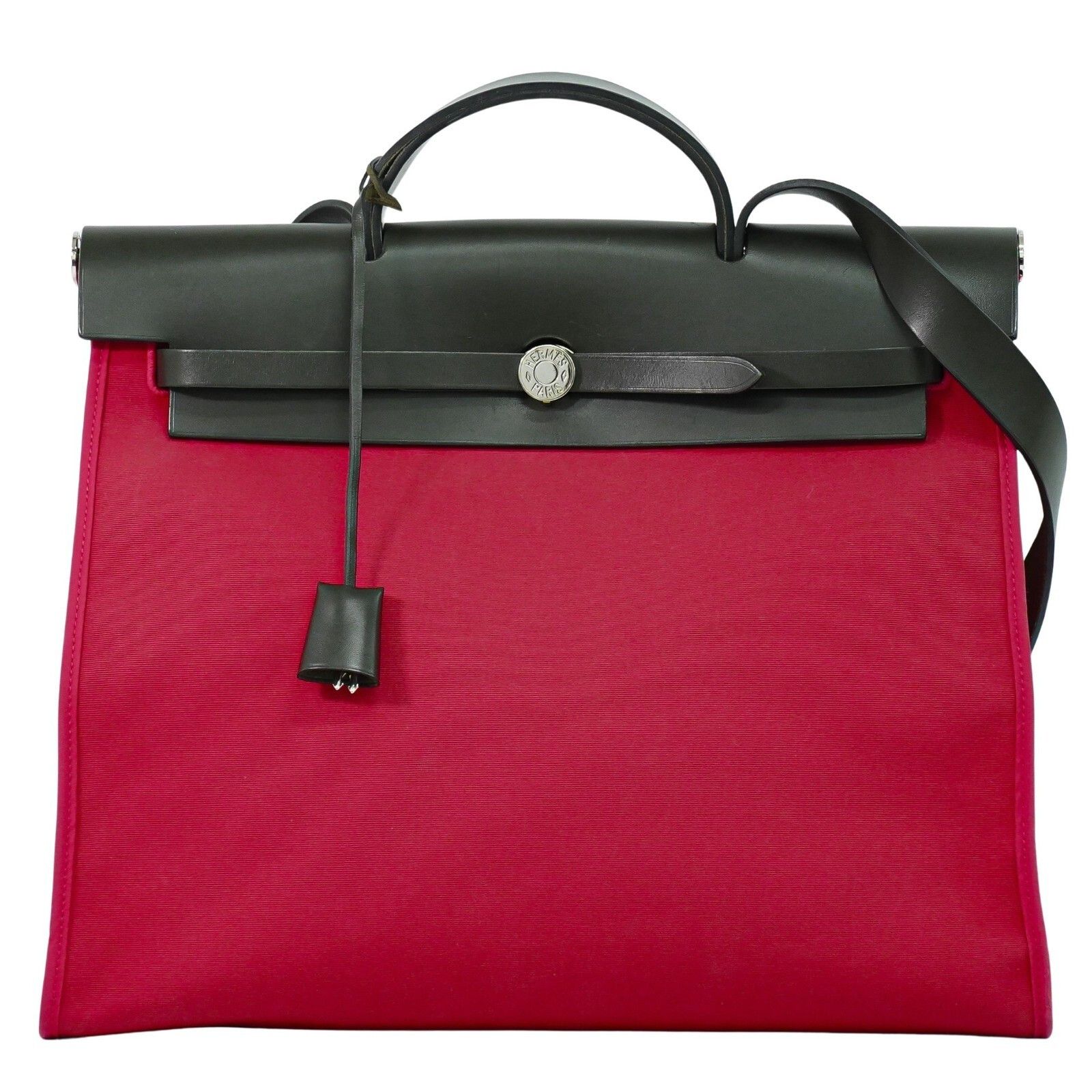 Hermes Hermes Herbag Zip Toile and Leather Size ONE SIZE - 1 Thumbnail