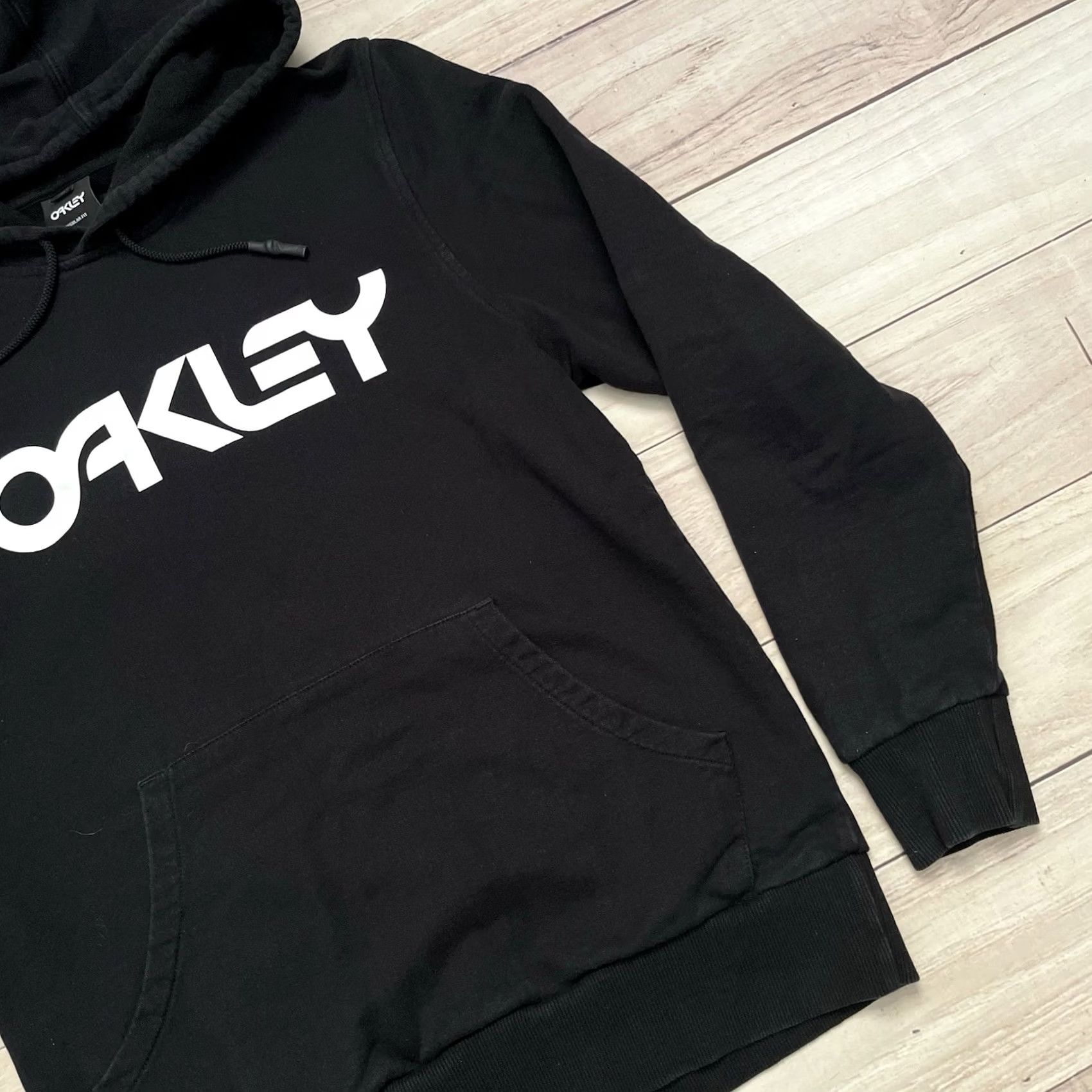 Oakley Oakley Pullover Hoodie Shirt Men Medium Black Logo Outdoor Sweatshirt Crew Neck Sweat Fleece Cotton Gorp Size US M / EU 48-50 / 2 - 4 Thumbnail