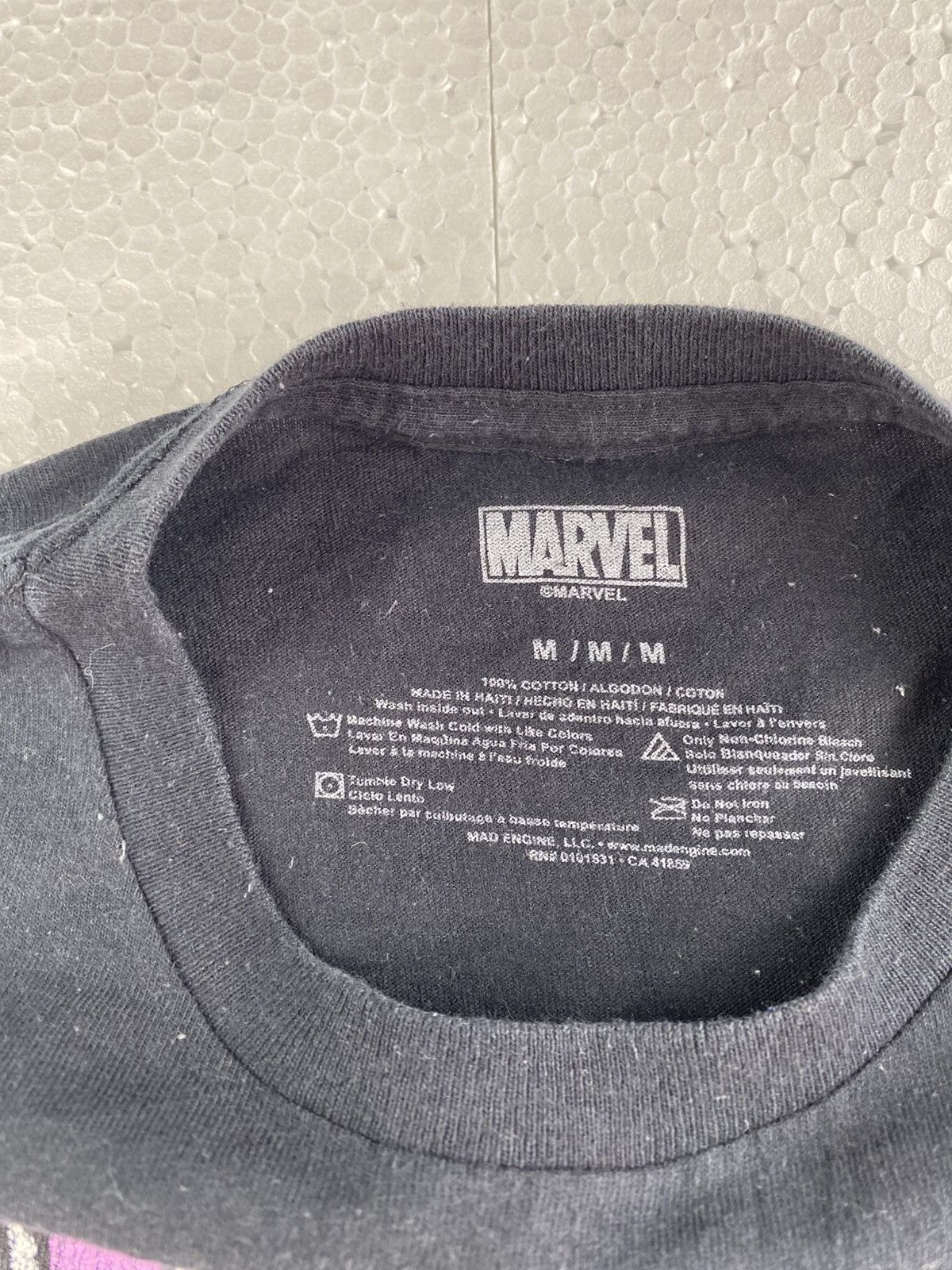Anime × Marvel Comics × Vintage Marvel Black Panther Tshirt (B17) Size US M / EU 48-50 / 2 - 3 Thumbnail