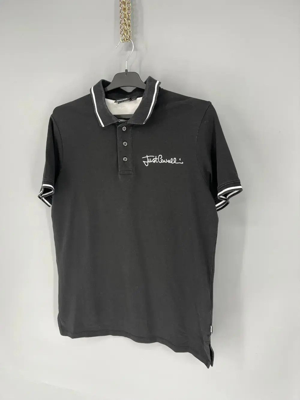 Just Cavalli Vintage Just Cavalli Embroidered Logo Polo Shirt Size US L / EU 52-54 / 3 - 3 Thumbnail