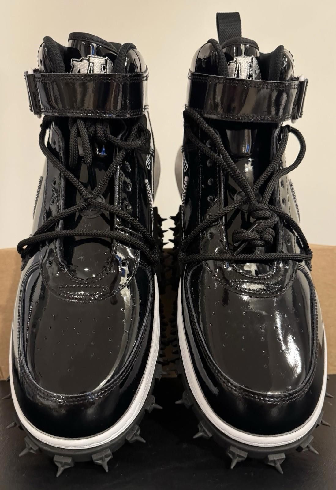 Nike Size 12 - Off-White x Nike Air Force 1 SP Leather Mid Sheed Size US 12 / EU 45 - 5 Thumbnail