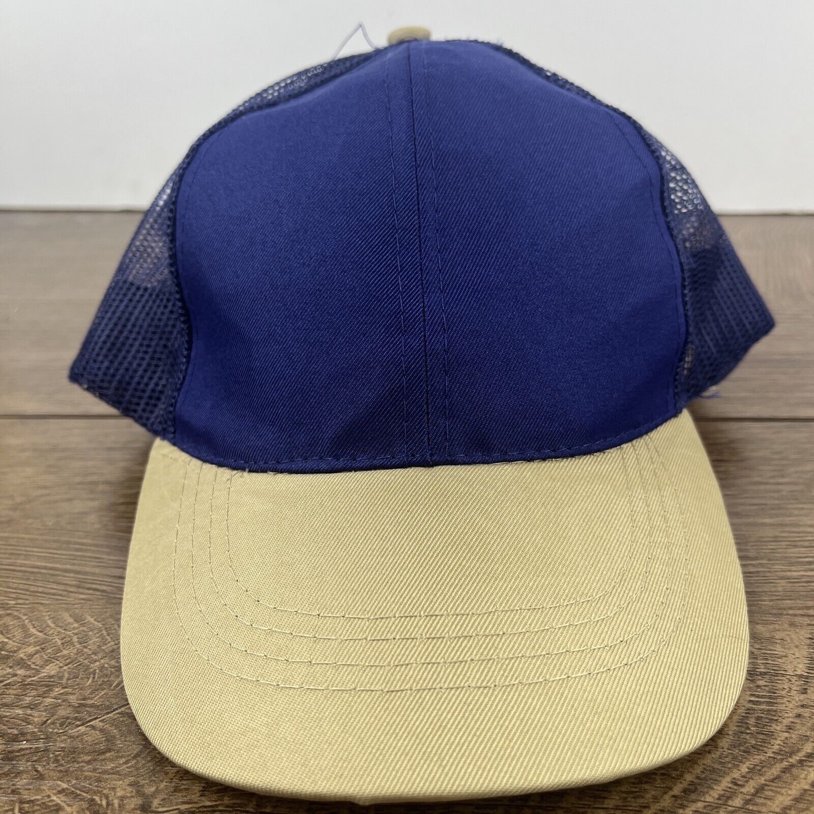 Other Blue Tan Baseball Hat Blue Hat Adjustable Adult Size Blue Ha Size ONE SIZE - 3 Thumbnail