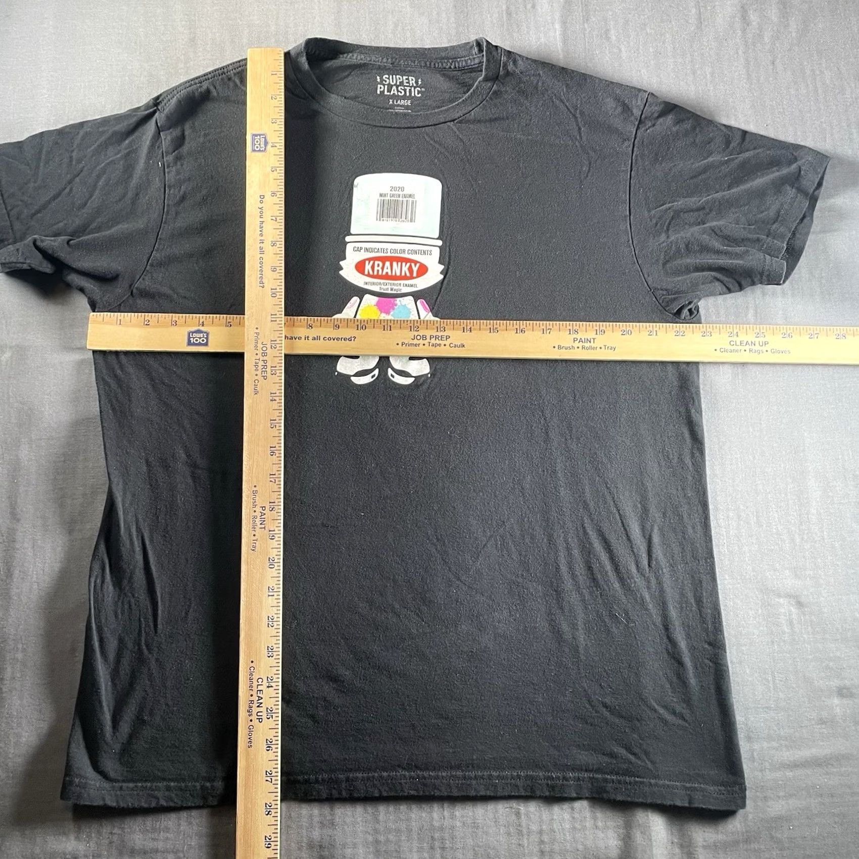 Vintage Super Plastic Shirt Men XL Kranky Fortress Tee Black Crew Neck Short Sleeve Jersey T-Shirt 2.0 Size US XL / EU 56 / 4 - 4 Thumbnail