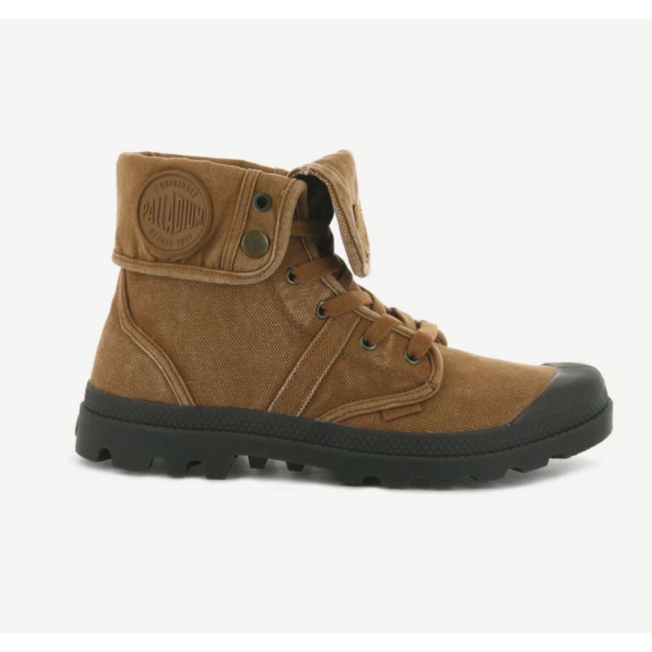 Palladium Palladium Pampa Hi Canvas Boots Brown Lace Up Military 7.5 Size US 7.5 / EU 40-41 - 1 Thumbnail